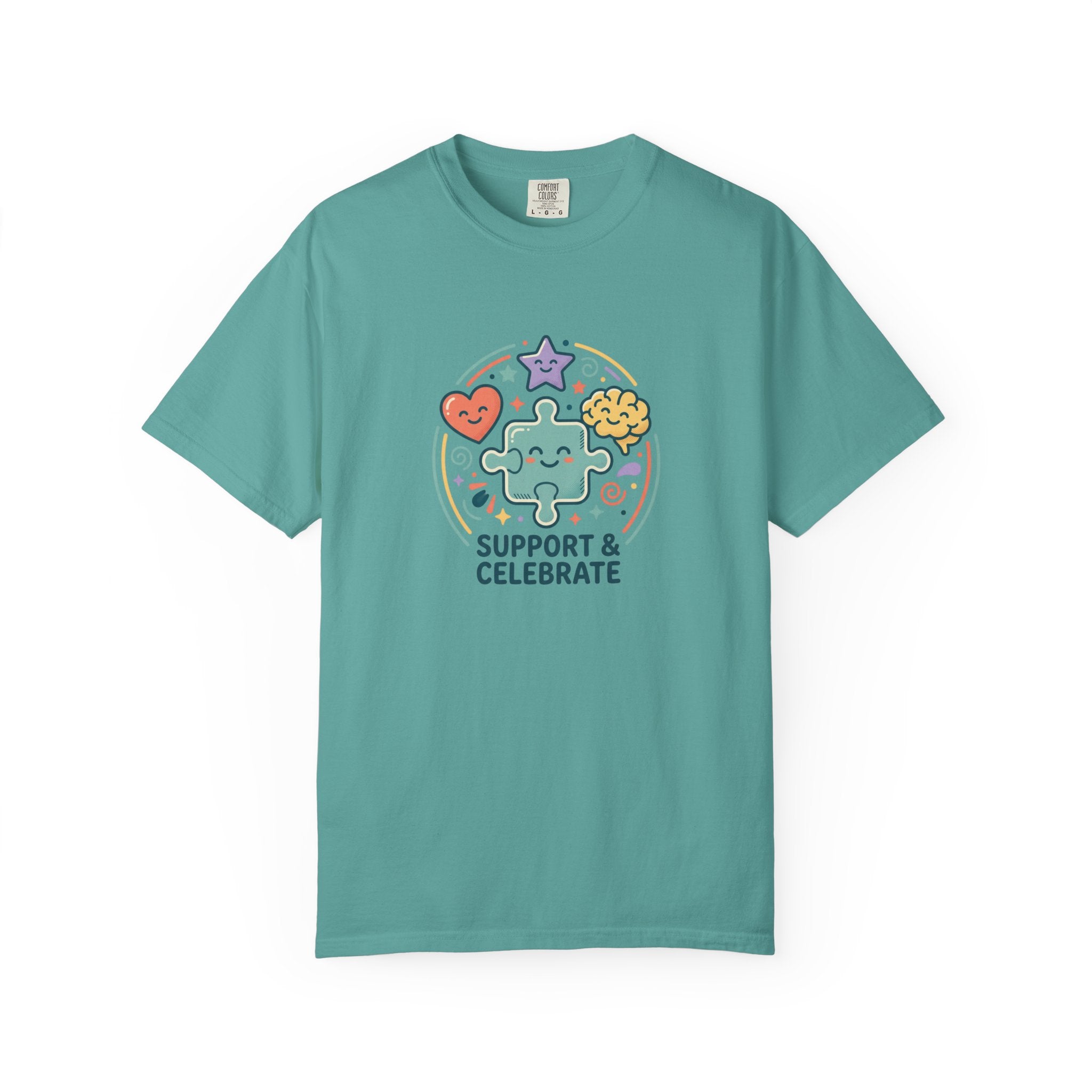 Adult Unisex T‑Shirt — “Support and Celebrate”