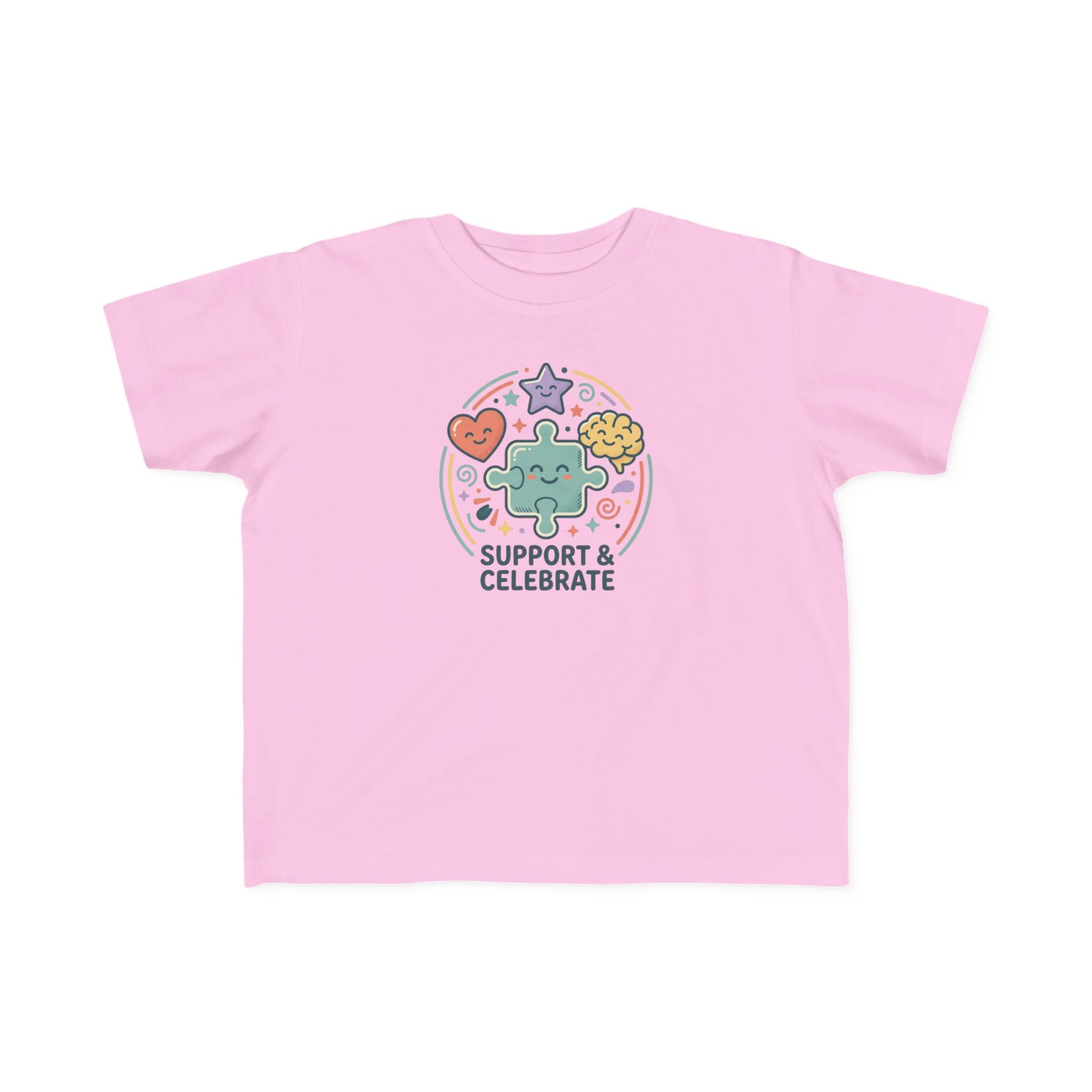 Toddler T‑Shirt — "Support and Celebrate"
