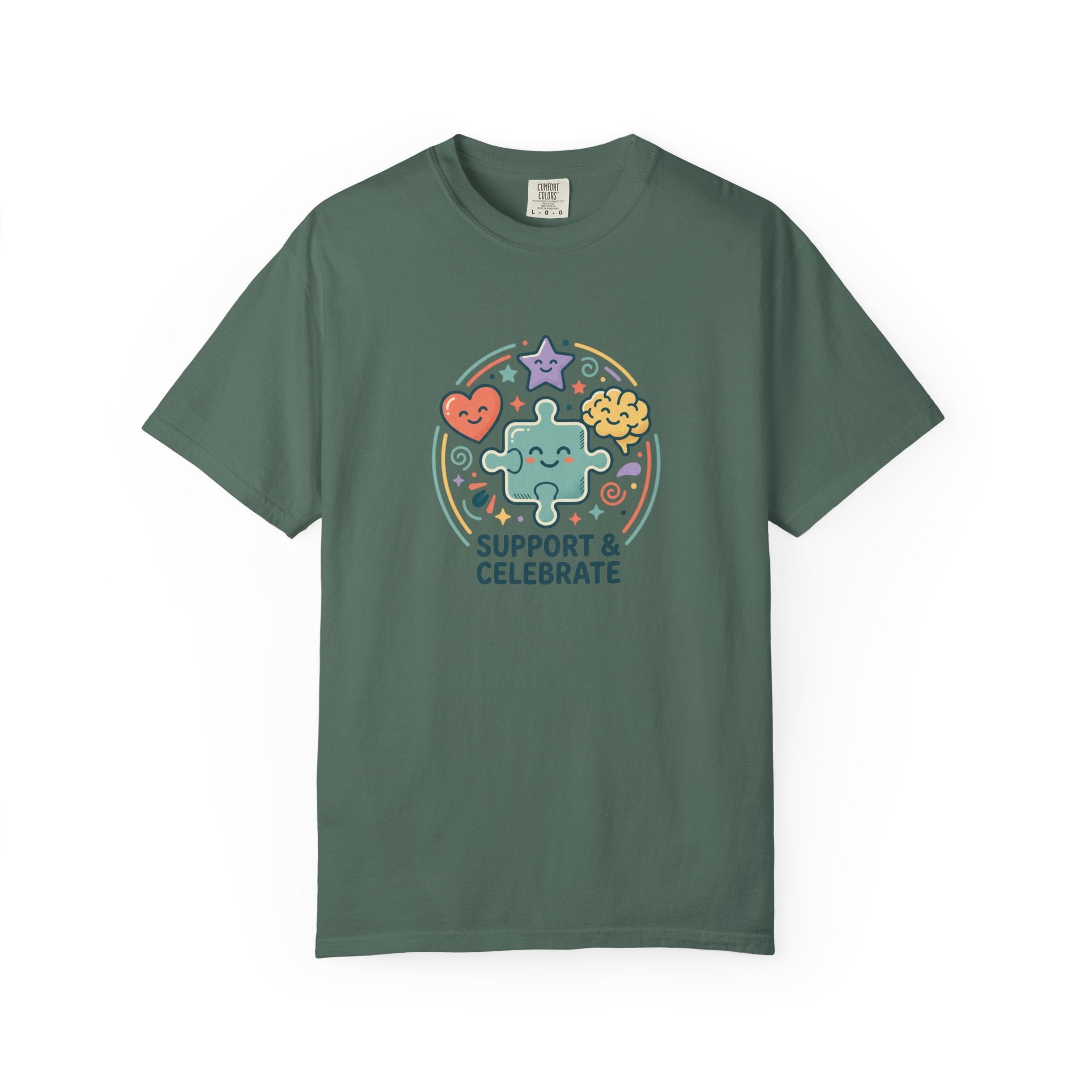Adult Unisex T‑Shirt — “Support and Celebrate”