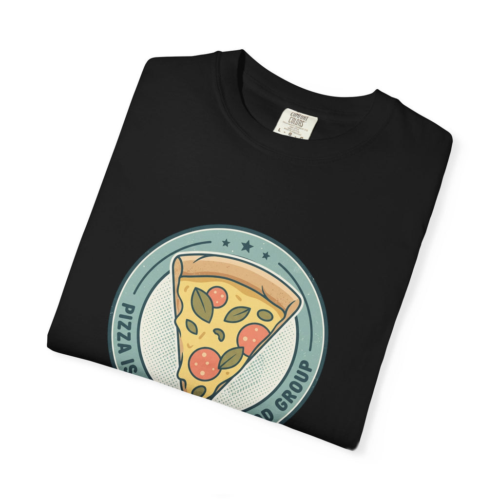 Adult Unisex T‑Shirt — “Pizza is my Favorite Food Group”