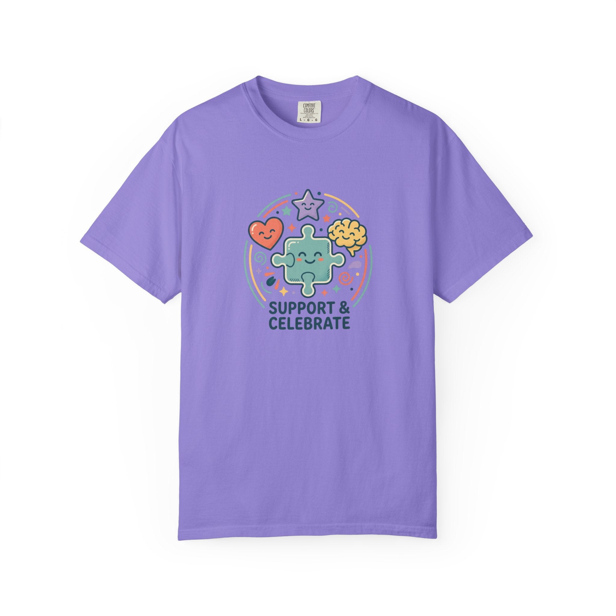 Adult Unisex T‑Shirt — “Support and Celebrate”