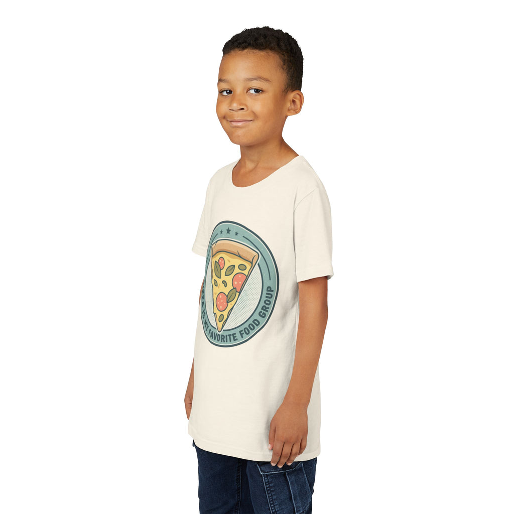 Kids T‑Shirt — "Pizza is my Favorite Food Group"