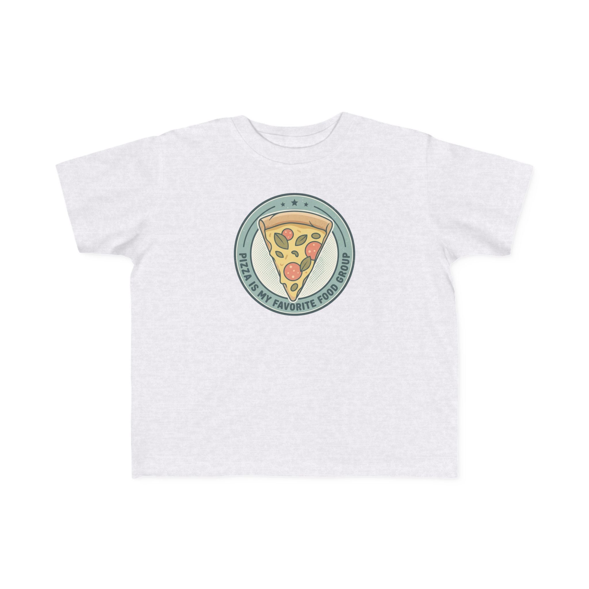 Toddler T‑Shirt — "Pizza is my Favorite Food Group"