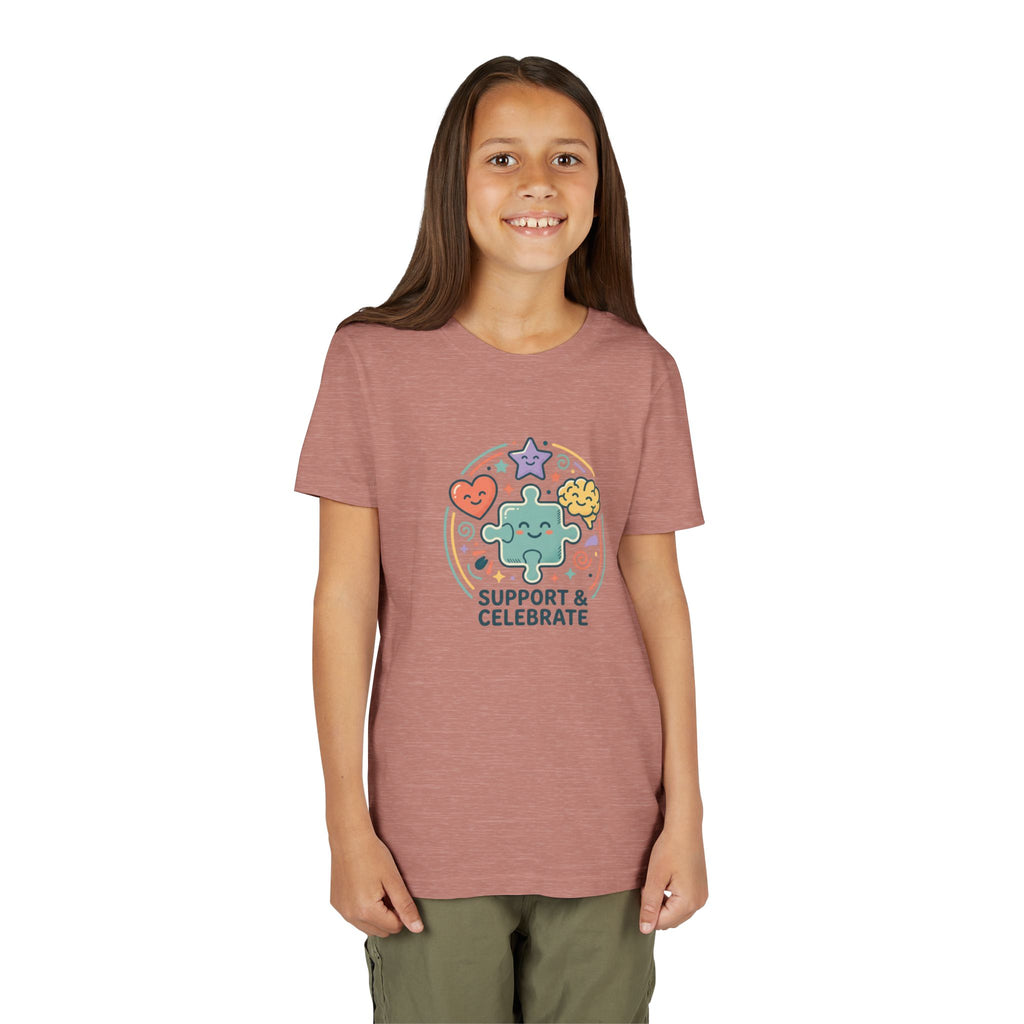 Kids T‑Shirt — "Support and Celebrate"