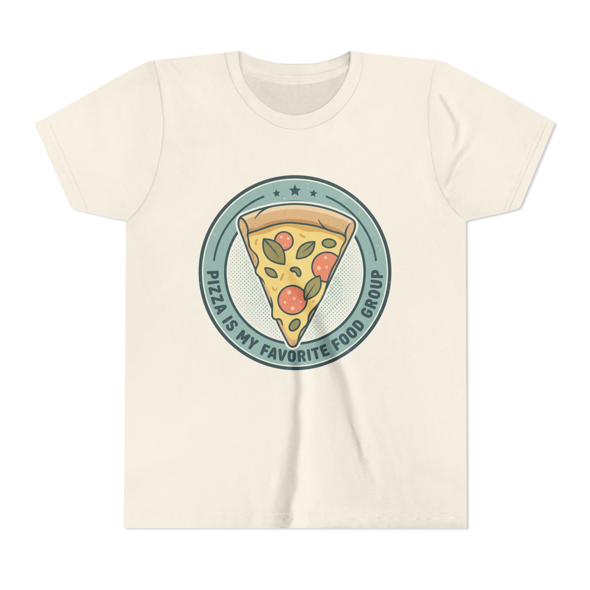 Kids T‑Shirt — "Pizza is my Favorite Food Group"