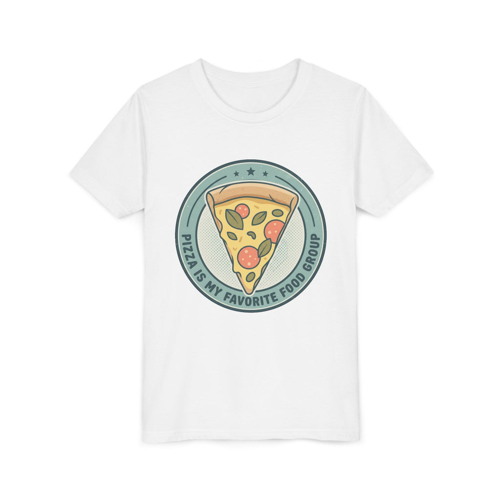 Kids T‑Shirt — "Pizza is my Favorite Food Group"