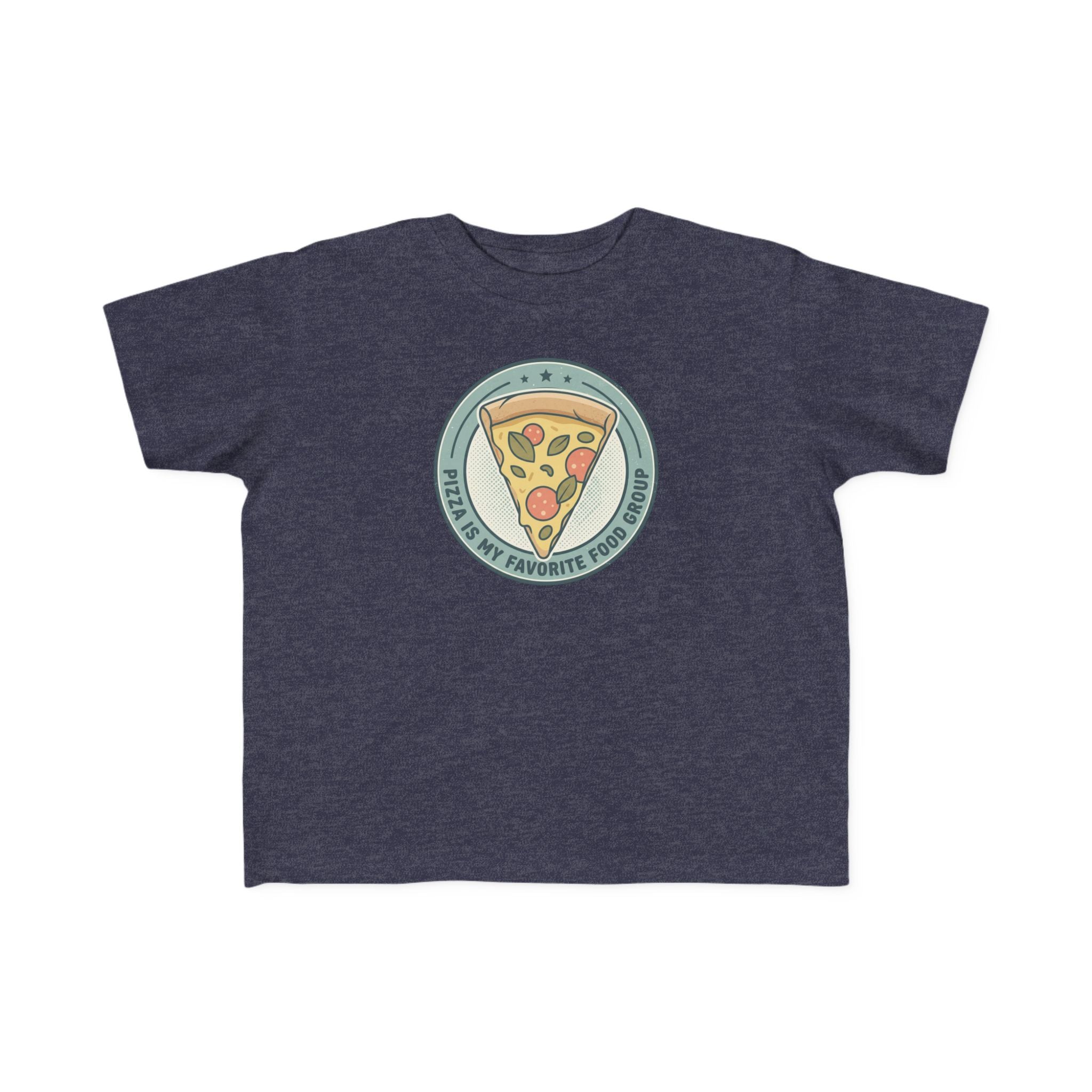 Toddler T‑Shirt — "Pizza is my Favorite Food Group"