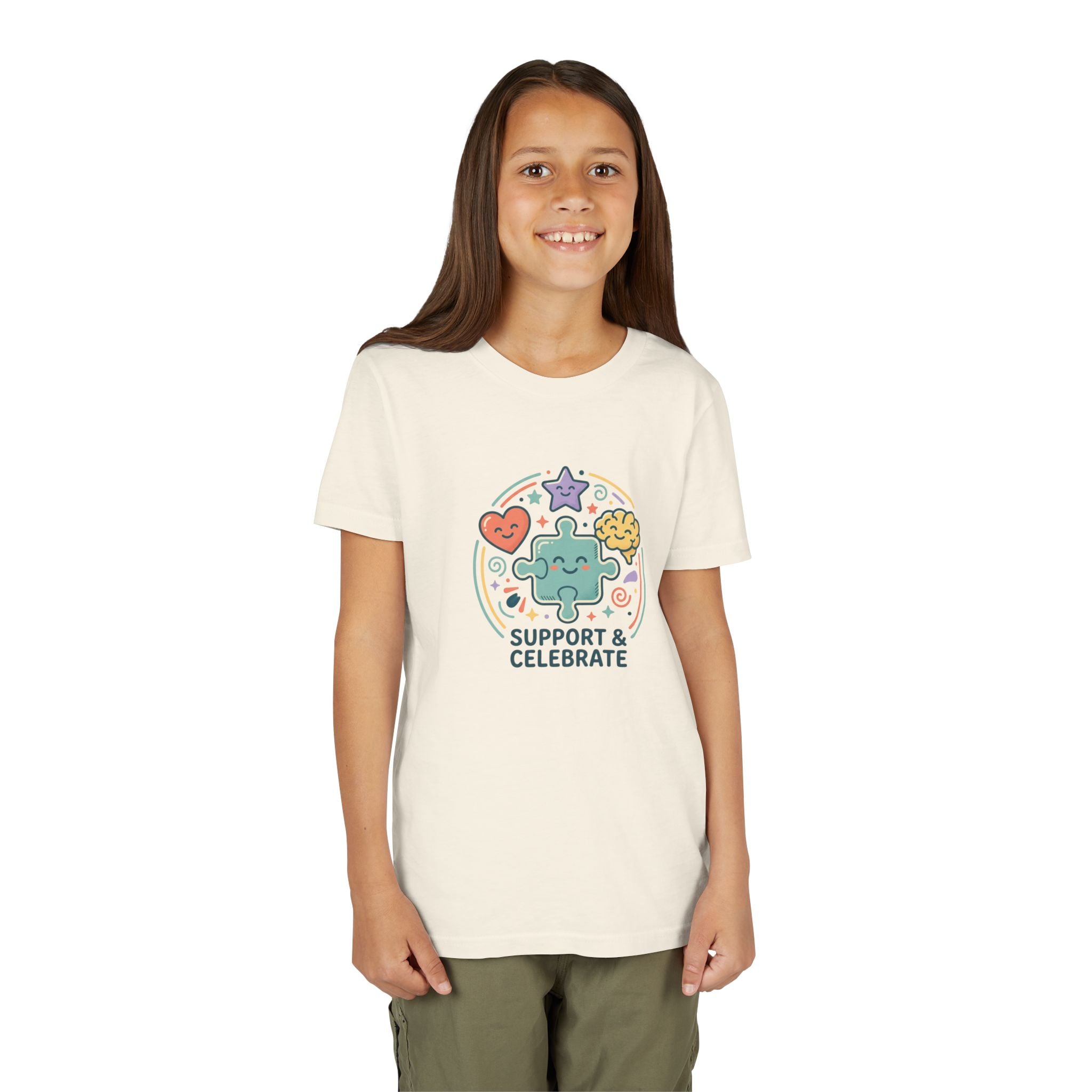 Kids T‑Shirt — "Support and Celebrate"