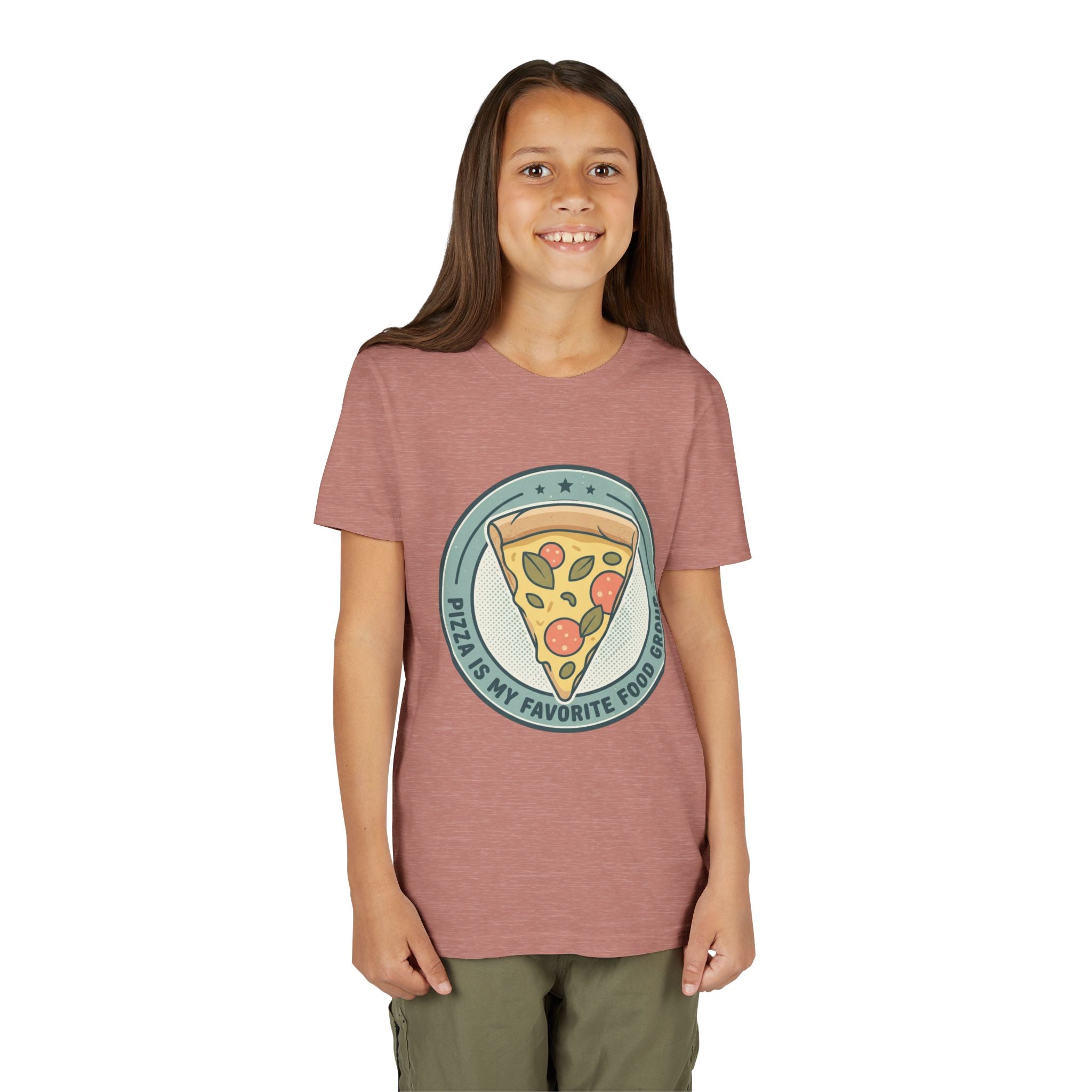 Kids T‑Shirt — "Pizza is my Favorite Food Group"