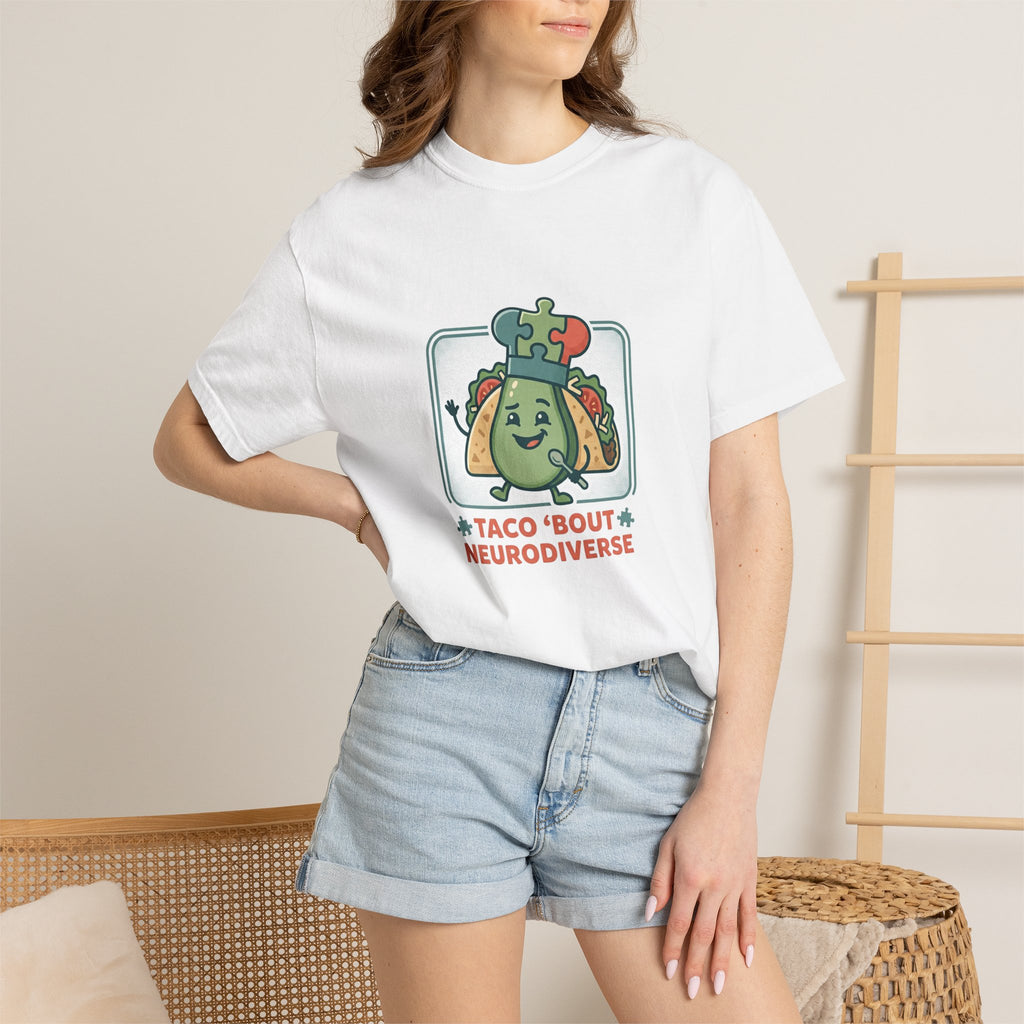 Adult Unisex T‑Shirt — “Taco 'Bout”