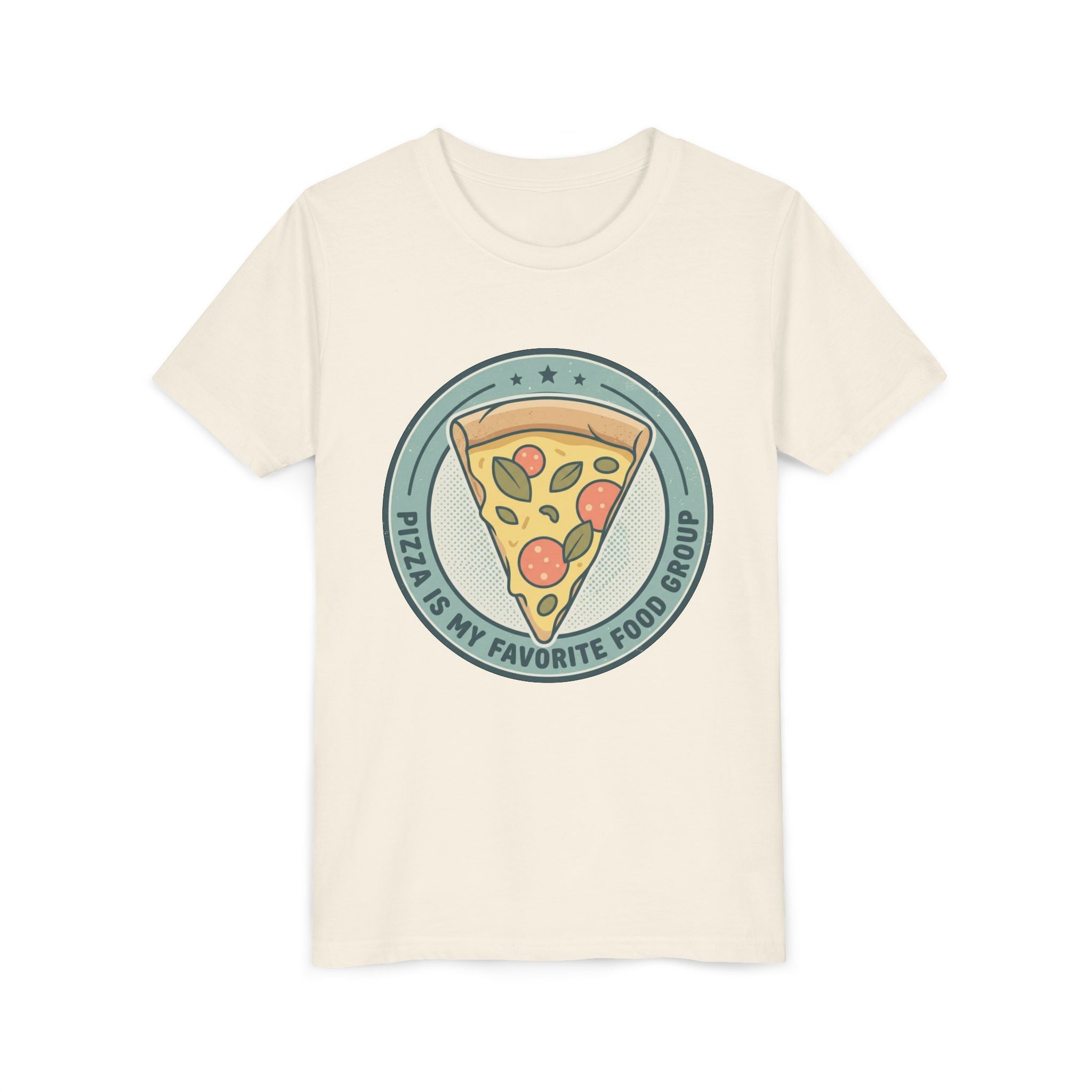 Kids T‑Shirt — "Pizza is my Favorite Food Group"