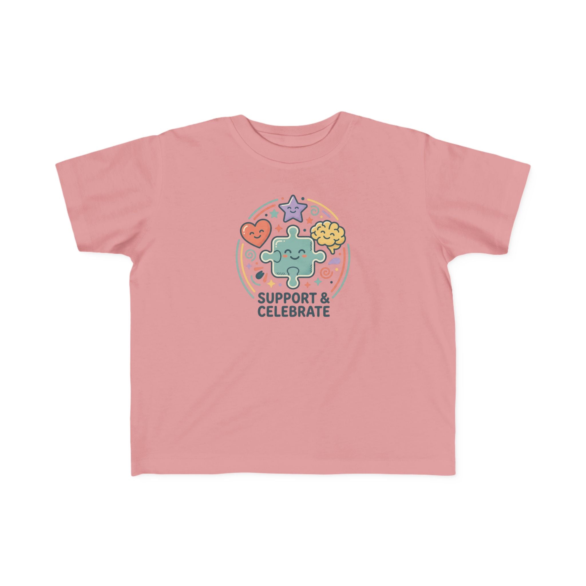 Toddler T‑Shirt — "Support and Celebrate"