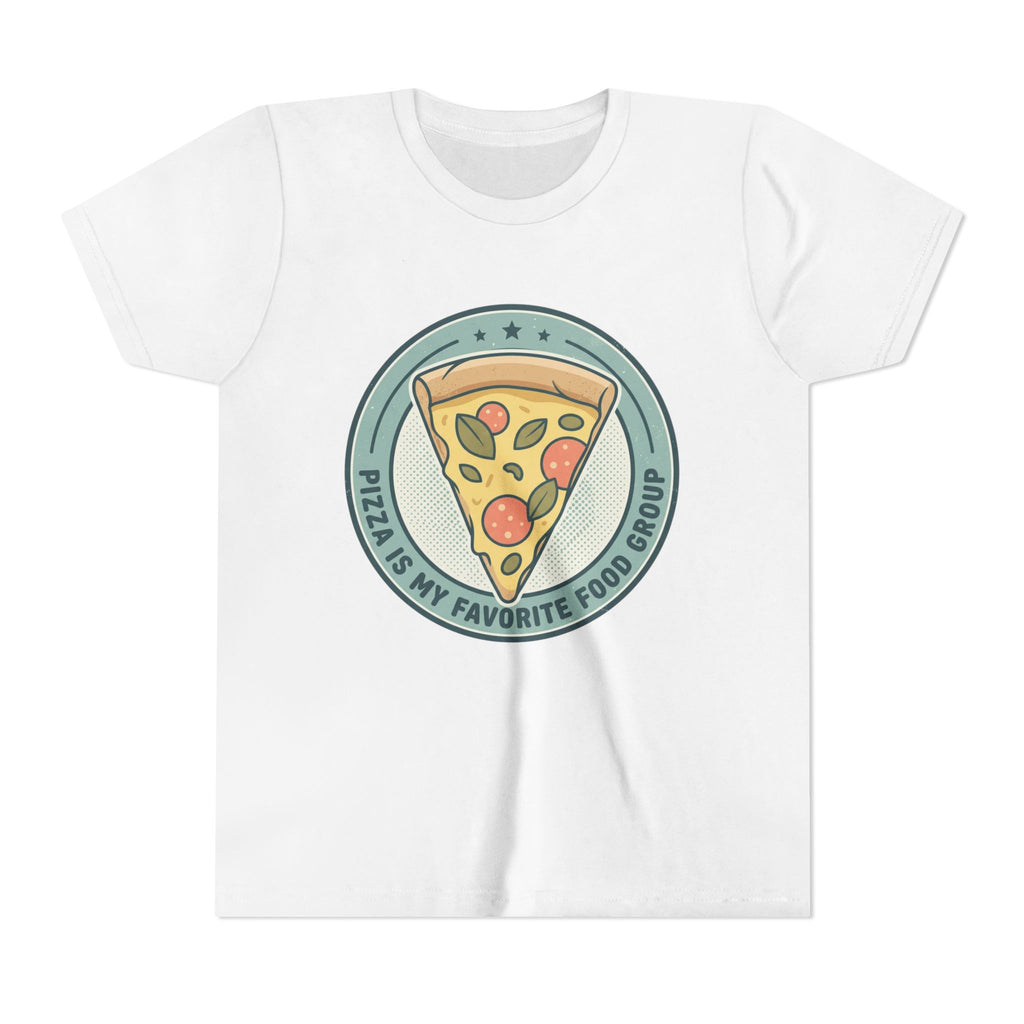 Kids T‑Shirt — "Pizza is my Favorite Food Group"