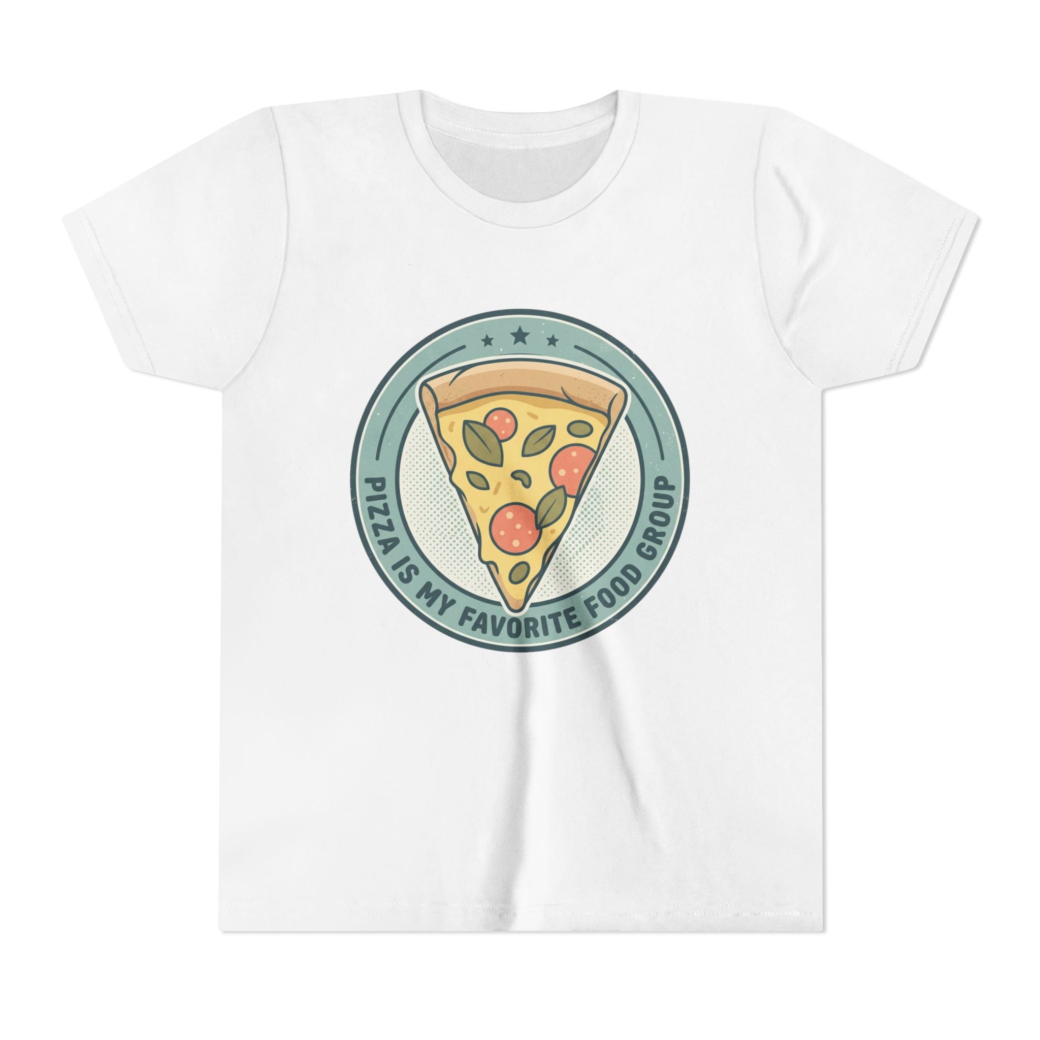 Kids T‑Shirt — "Pizza is my Favorite Food Group"