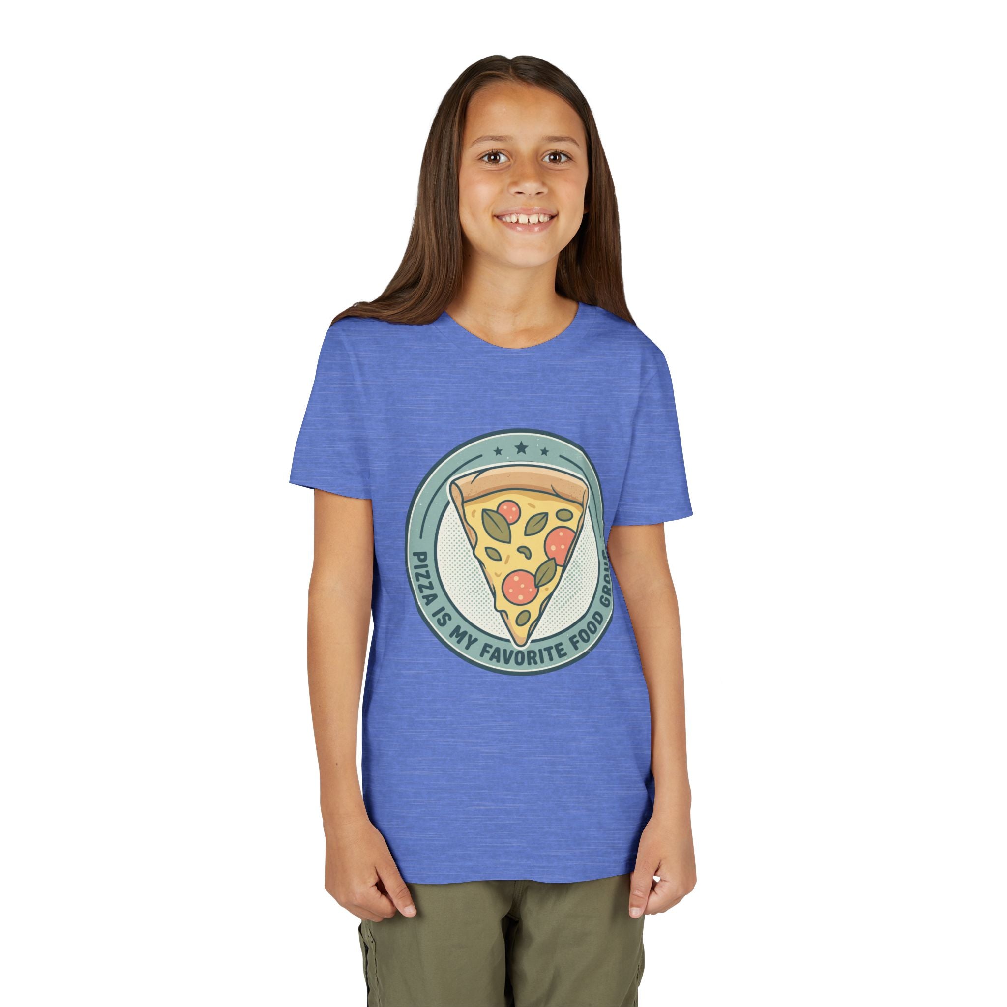Kids T‑Shirt — "Pizza is my Favorite Food Group"