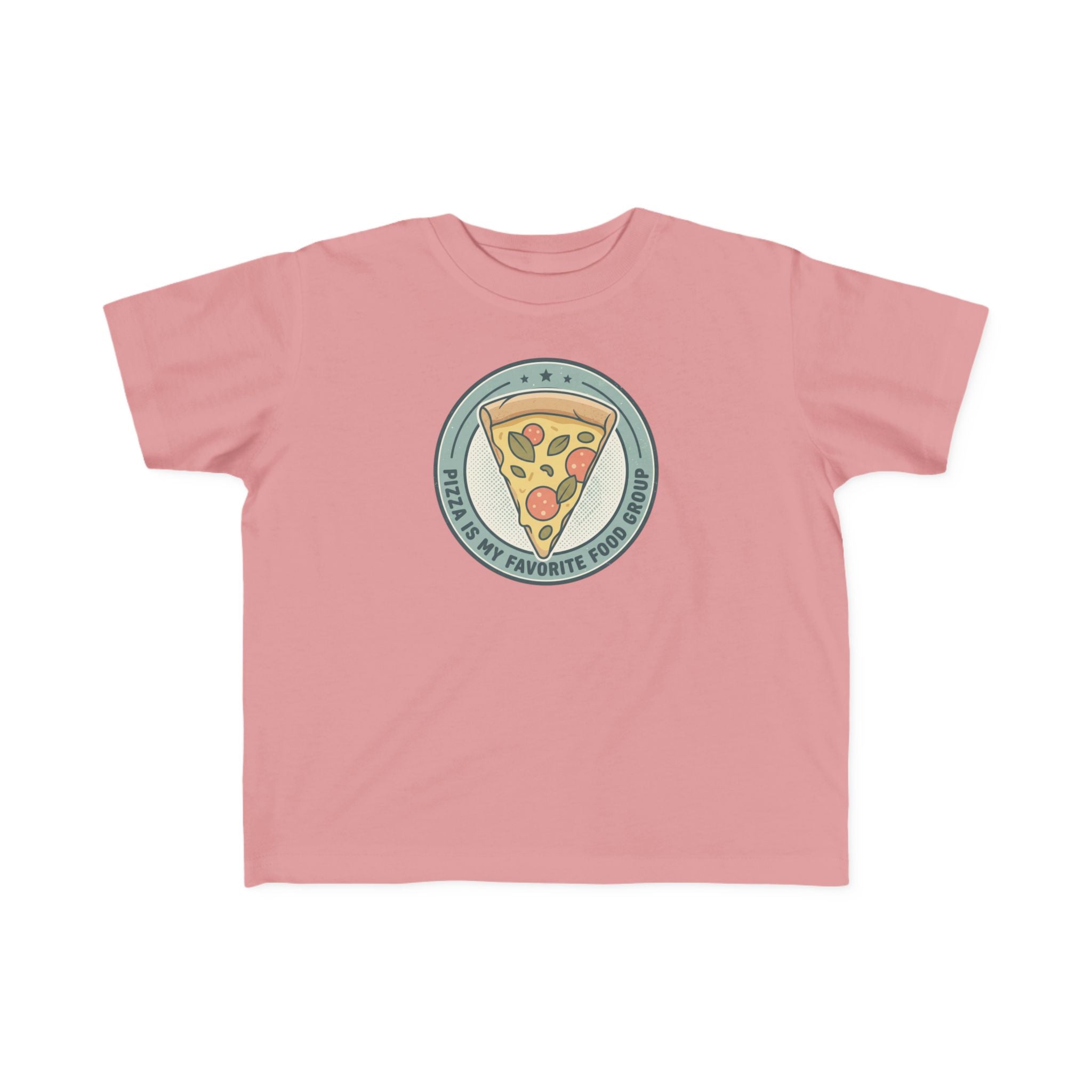 Toddler T‑Shirt — "Pizza is my Favorite Food Group"