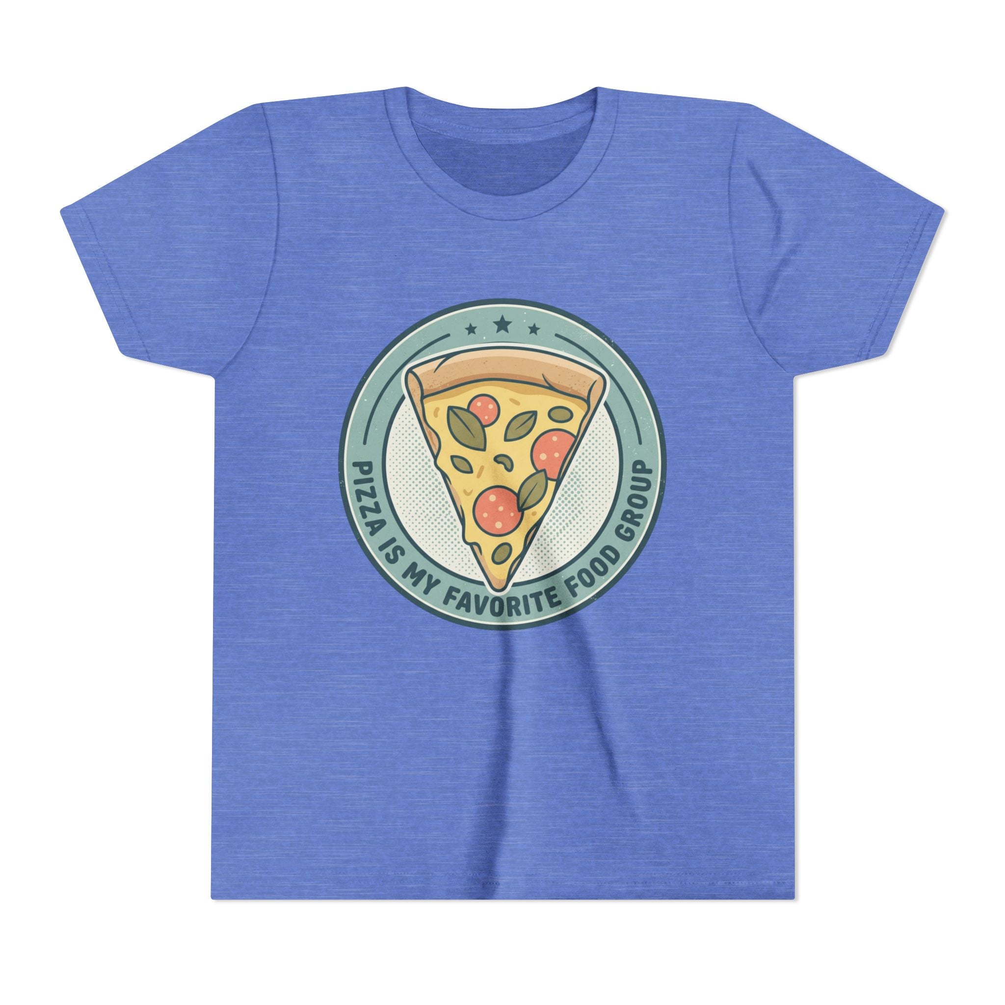 Kids T‑Shirt — "Pizza is my Favorite Food Group"