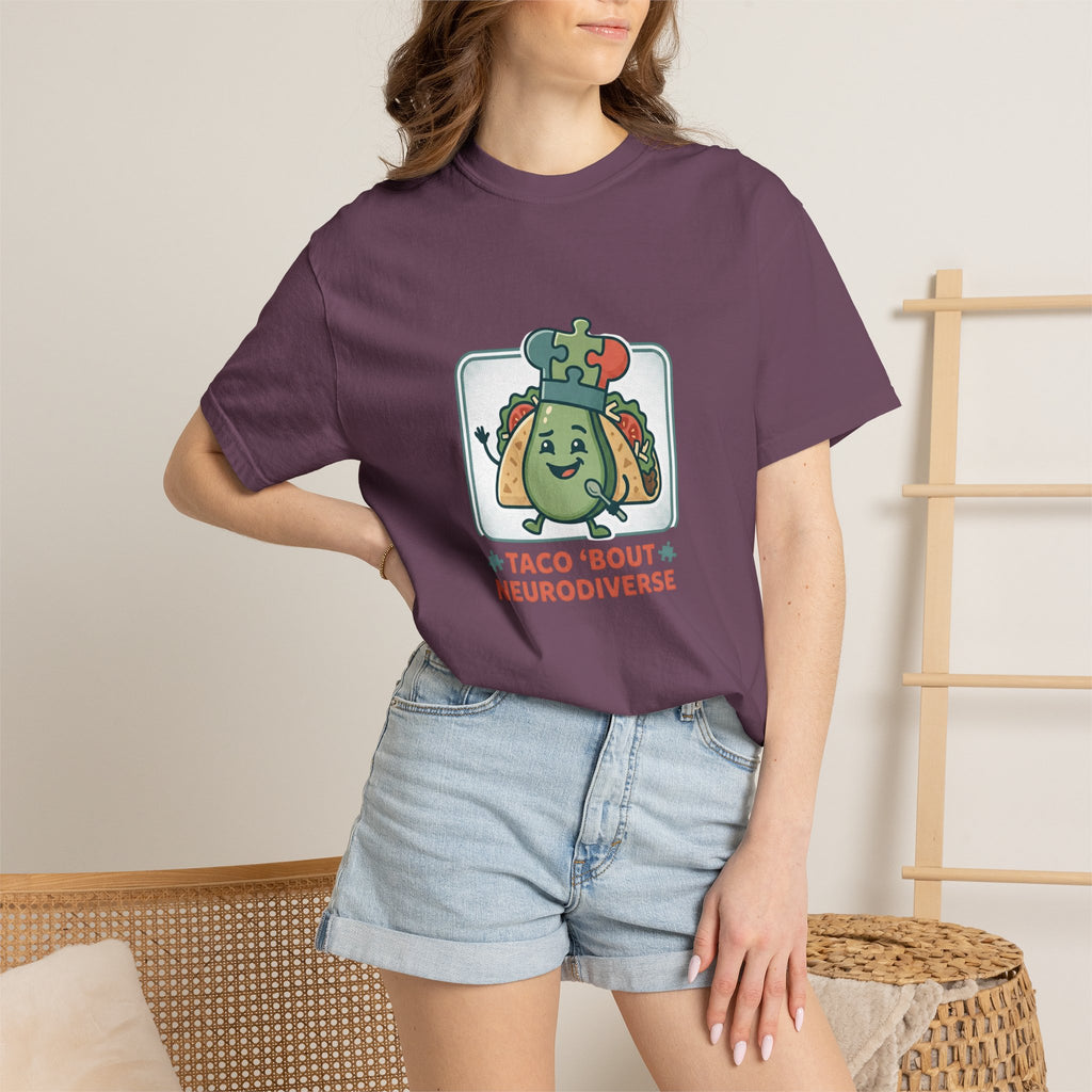 Adult Unisex T‑Shirt — “Taco 'Bout”