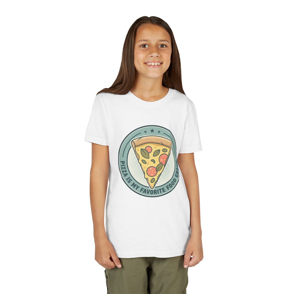 Kids T‑Shirt — "Pizza is my Favorite Food Group"