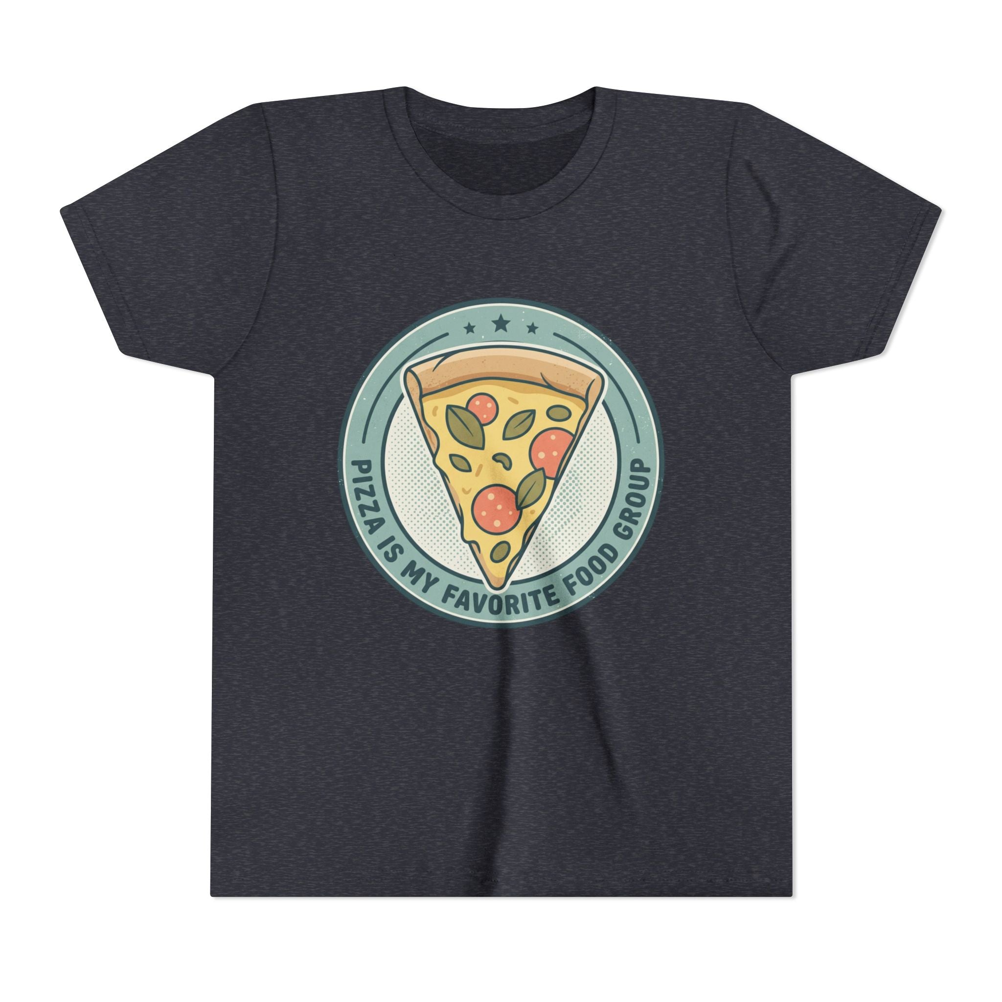 Kids T‑Shirt — "Pizza is my Favorite Food Group"