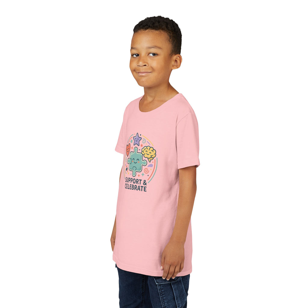 Kids T‑Shirt — "Support and Celebrate"