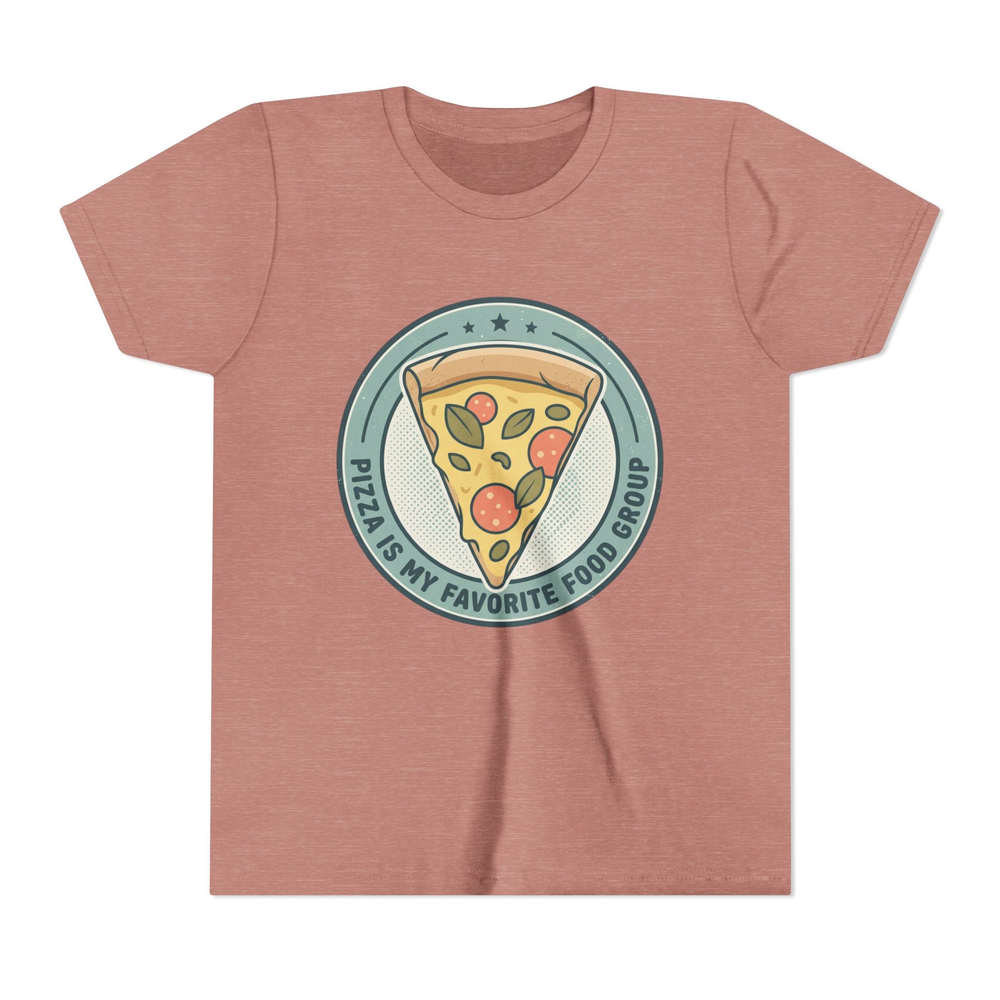Kids T‑Shirt — "Pizza is my Favorite Food Group"