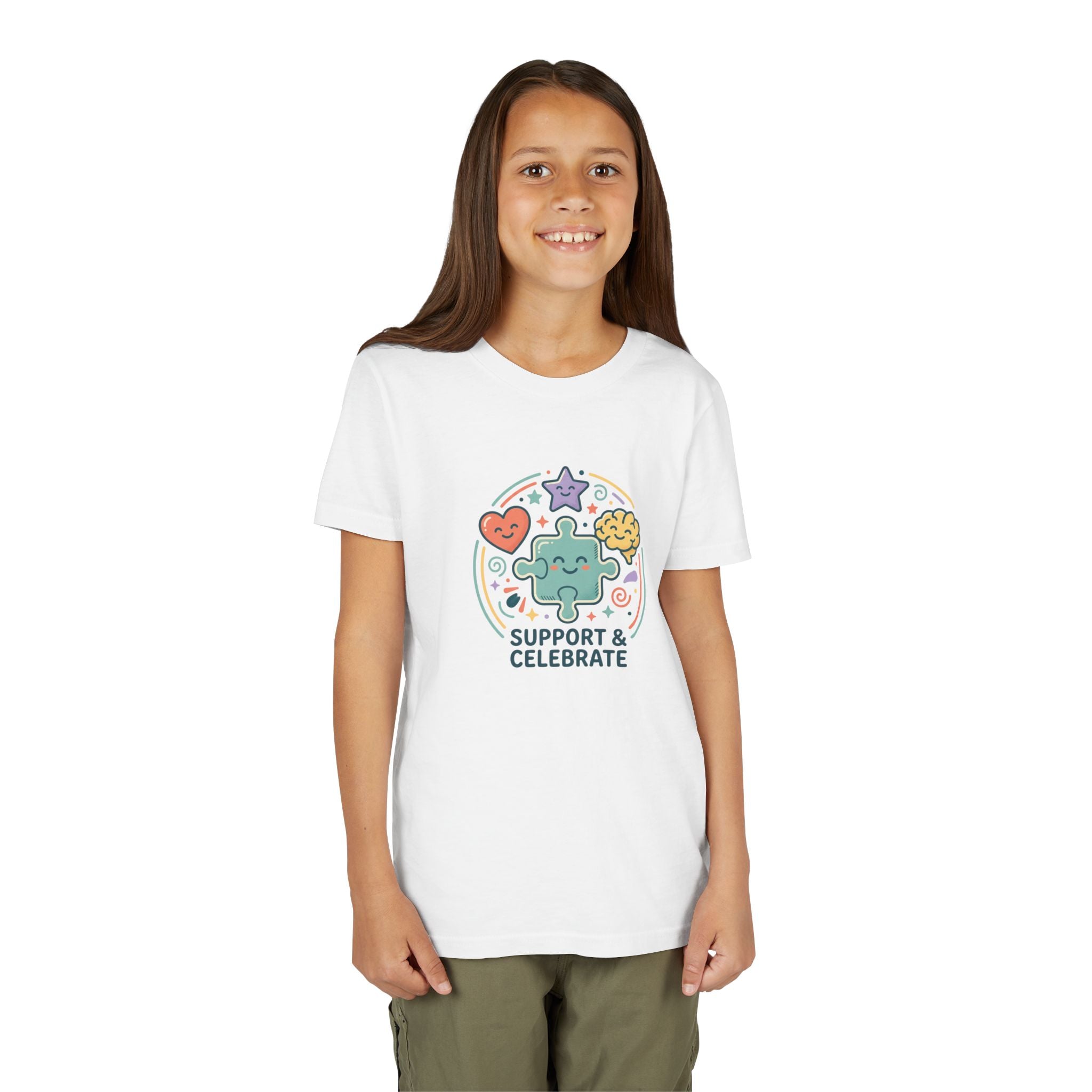 Kids T‑Shirt — "Support and Celebrate"