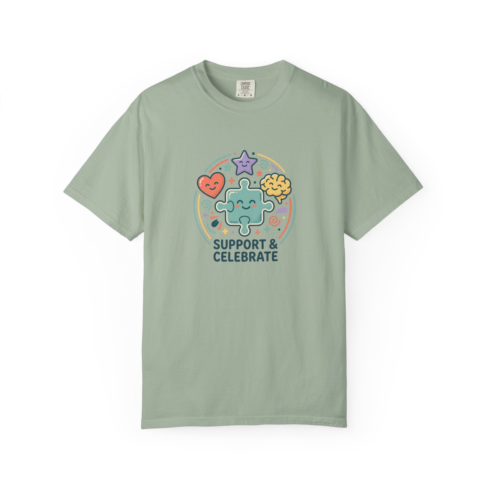 Adult Unisex T‑Shirt — “Support and Celebrate”