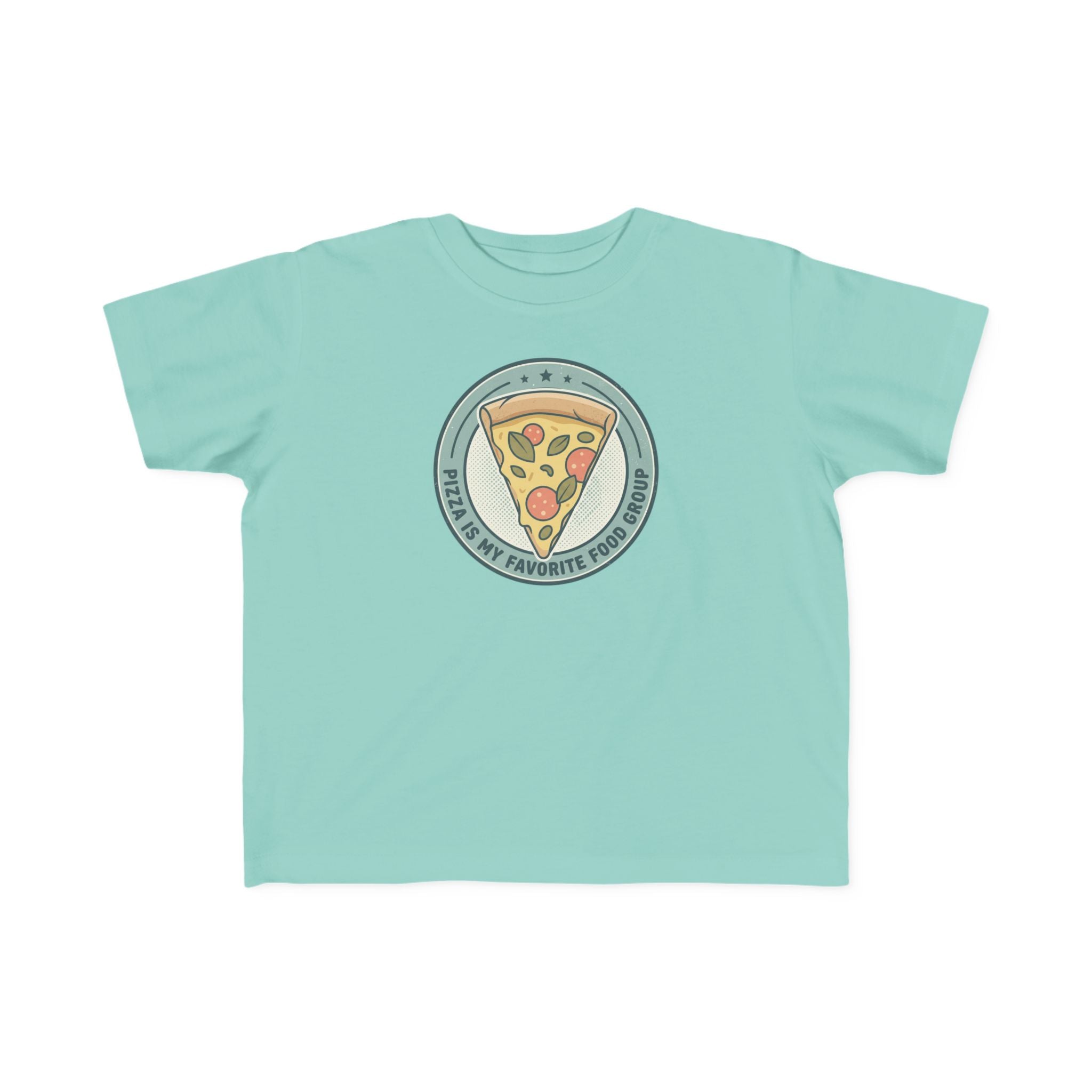 Toddler T‑Shirt — "Pizza is my Favorite Food Group"