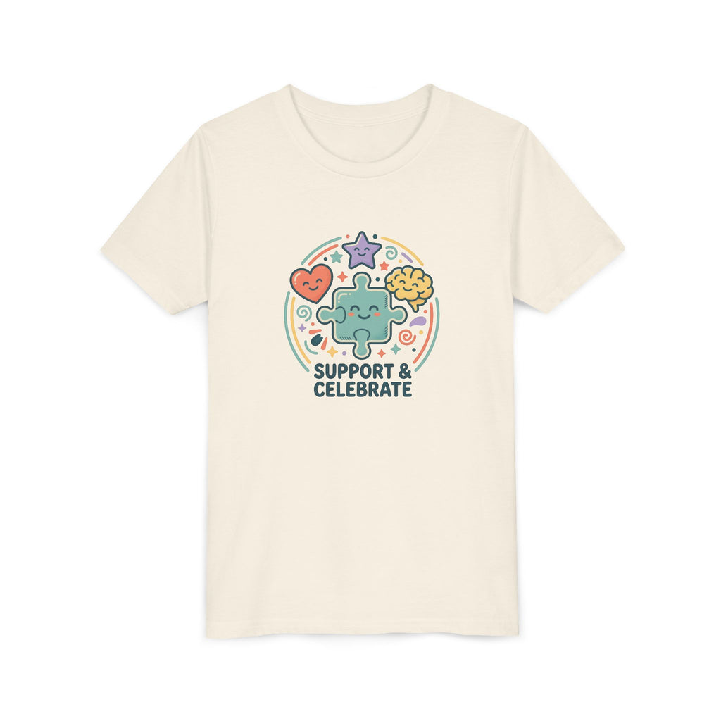Kids T‑Shirt — "Support and Celebrate"