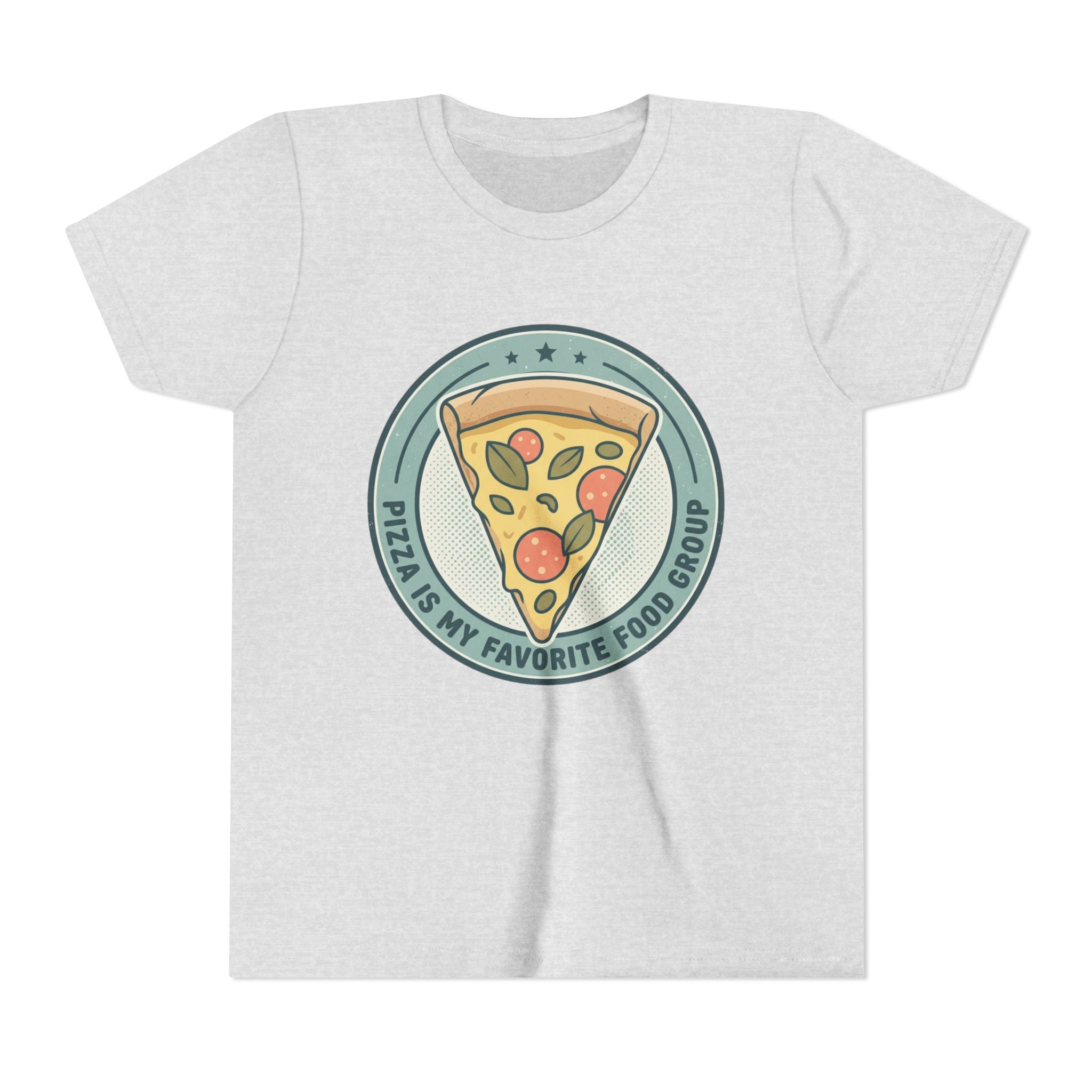 Kids T‑Shirt — "Pizza is my Favorite Food Group"