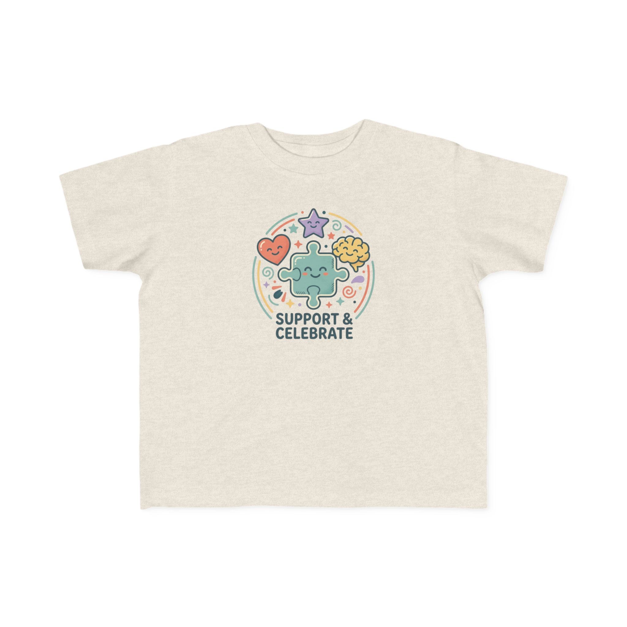Toddler T‑Shirt — "Support and Celebrate"