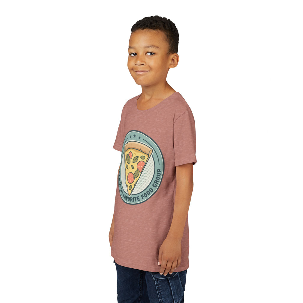 Kids T‑Shirt — "Pizza is my Favorite Food Group"
