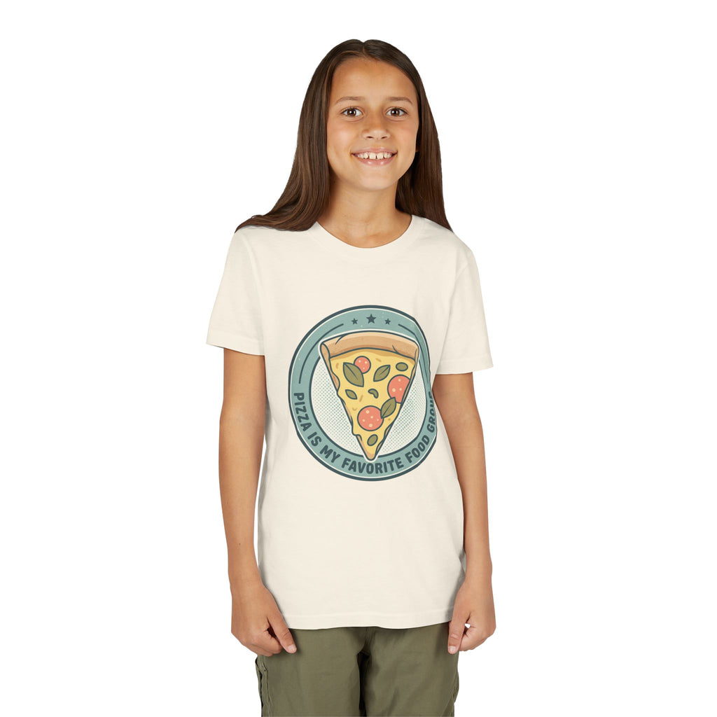 Kids T‑Shirt — "Pizza is my Favorite Food Group"