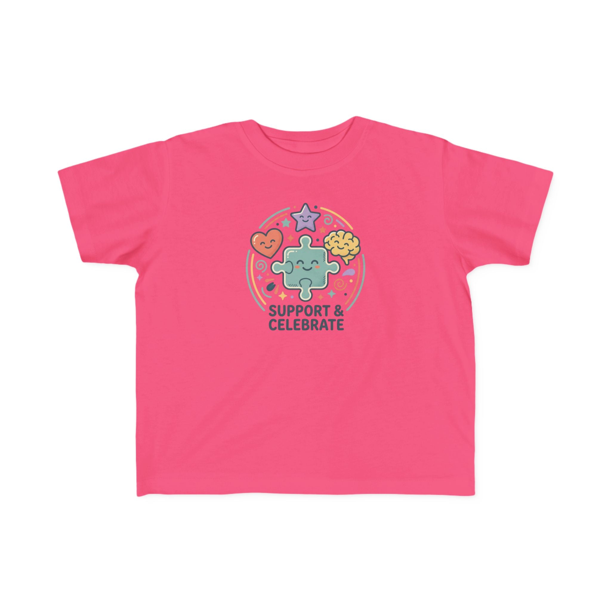 Toddler T‑Shirt — "Support and Celebrate"