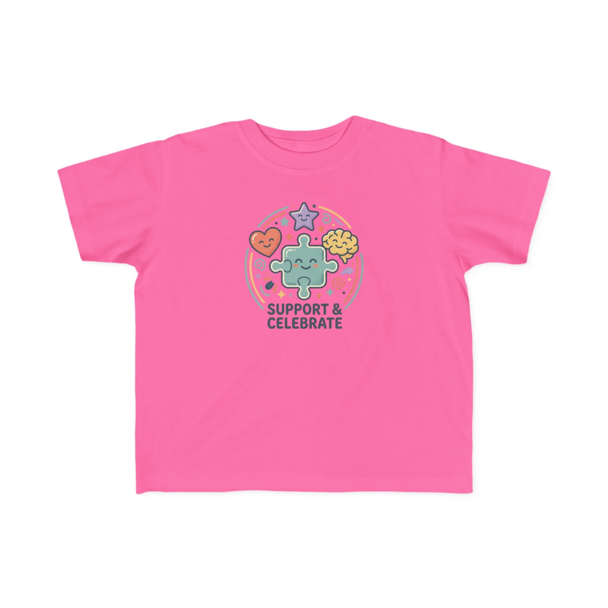 Toddler T‑Shirt — "Support and Celebrate"