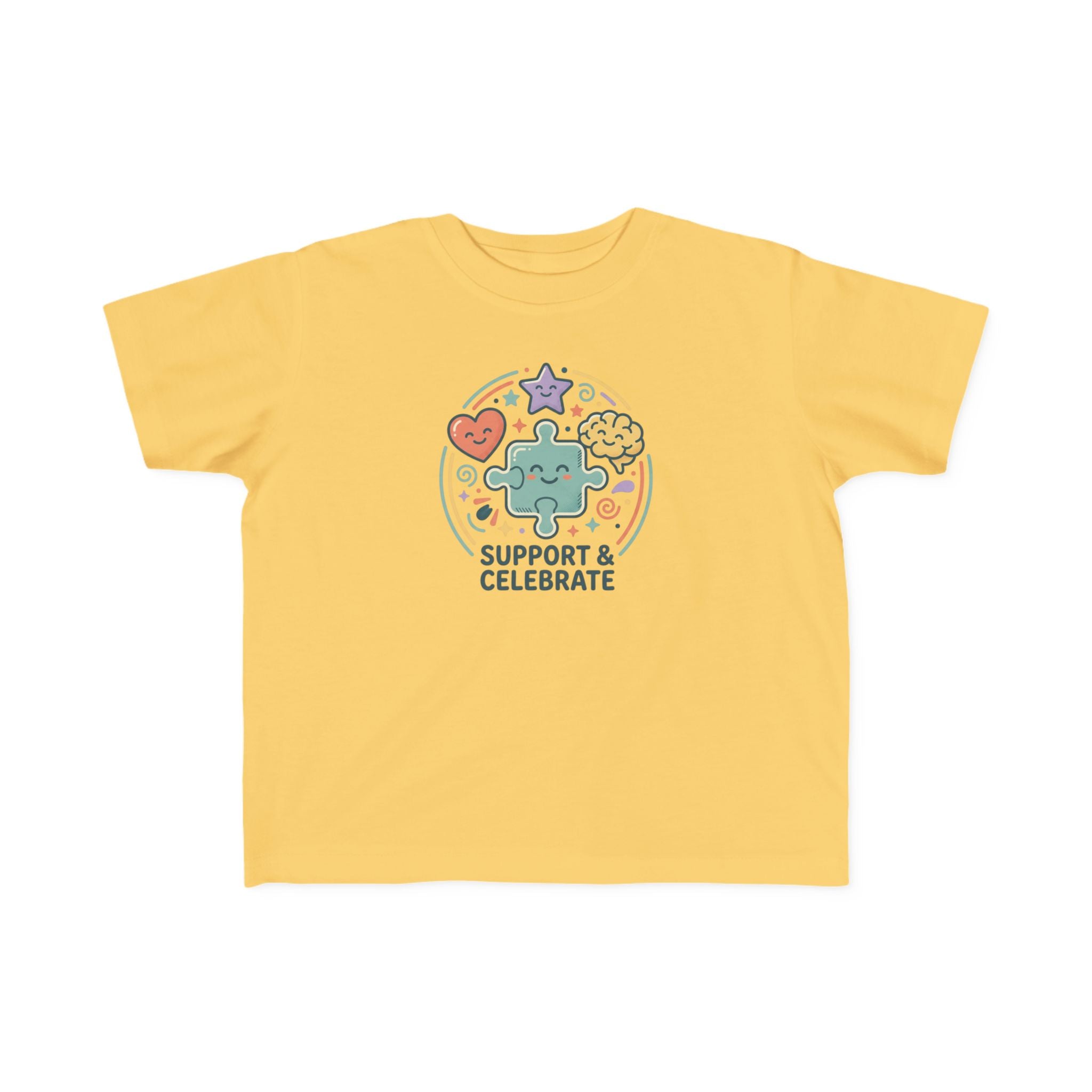 Toddler T‑Shirt — "Support and Celebrate"