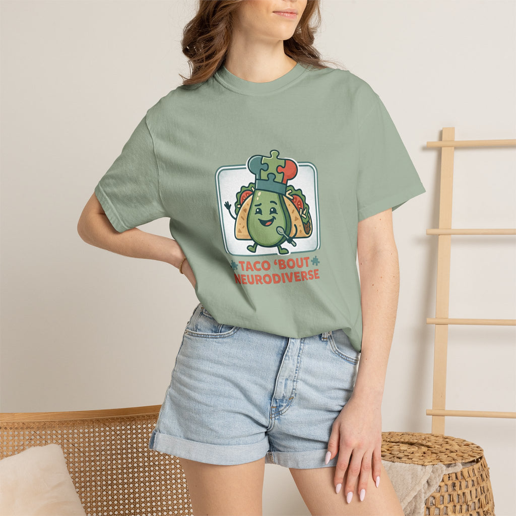 Adult Unisex T‑Shirt — “Taco 'Bout”