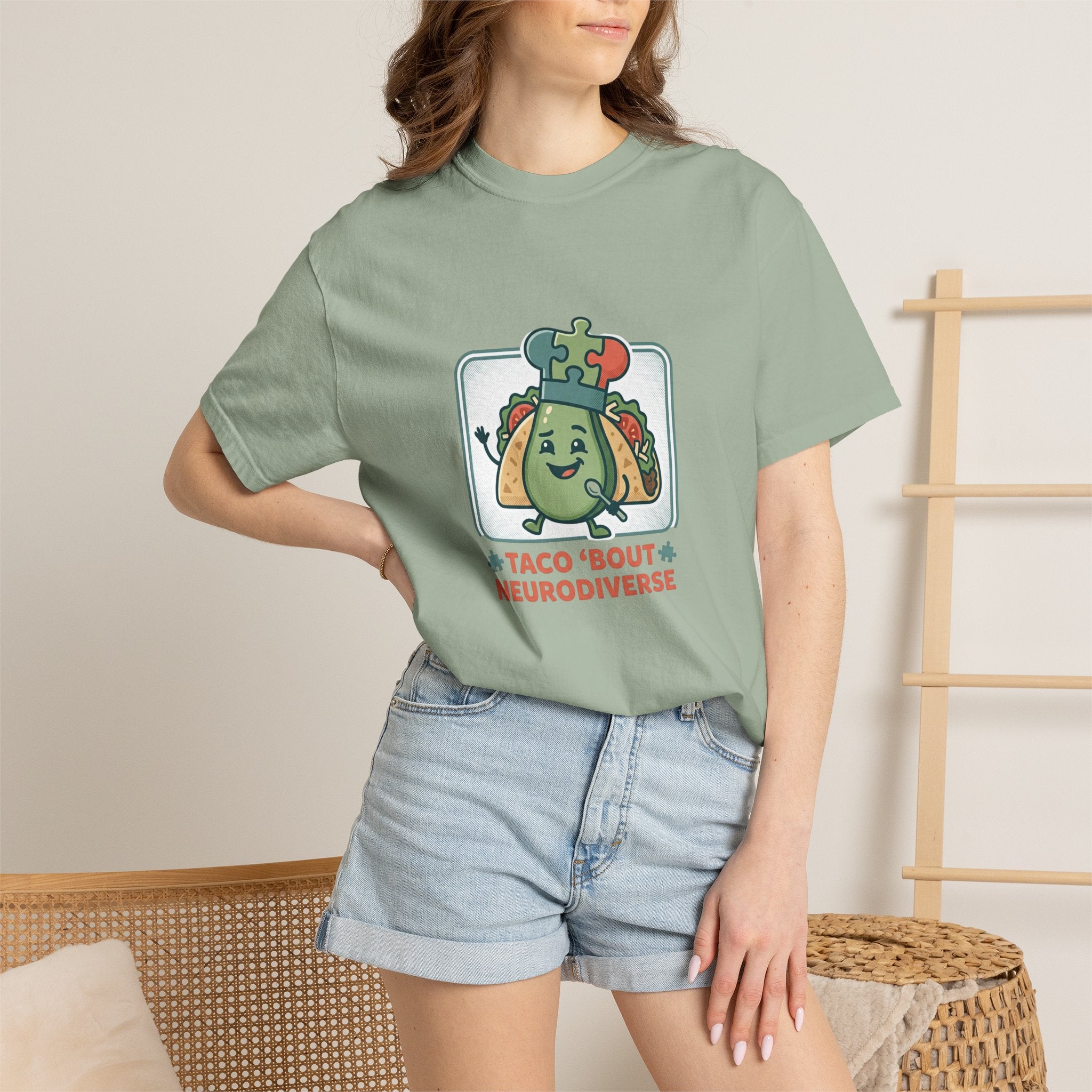 Adult Unisex T‑Shirt — “Taco 'Bout”