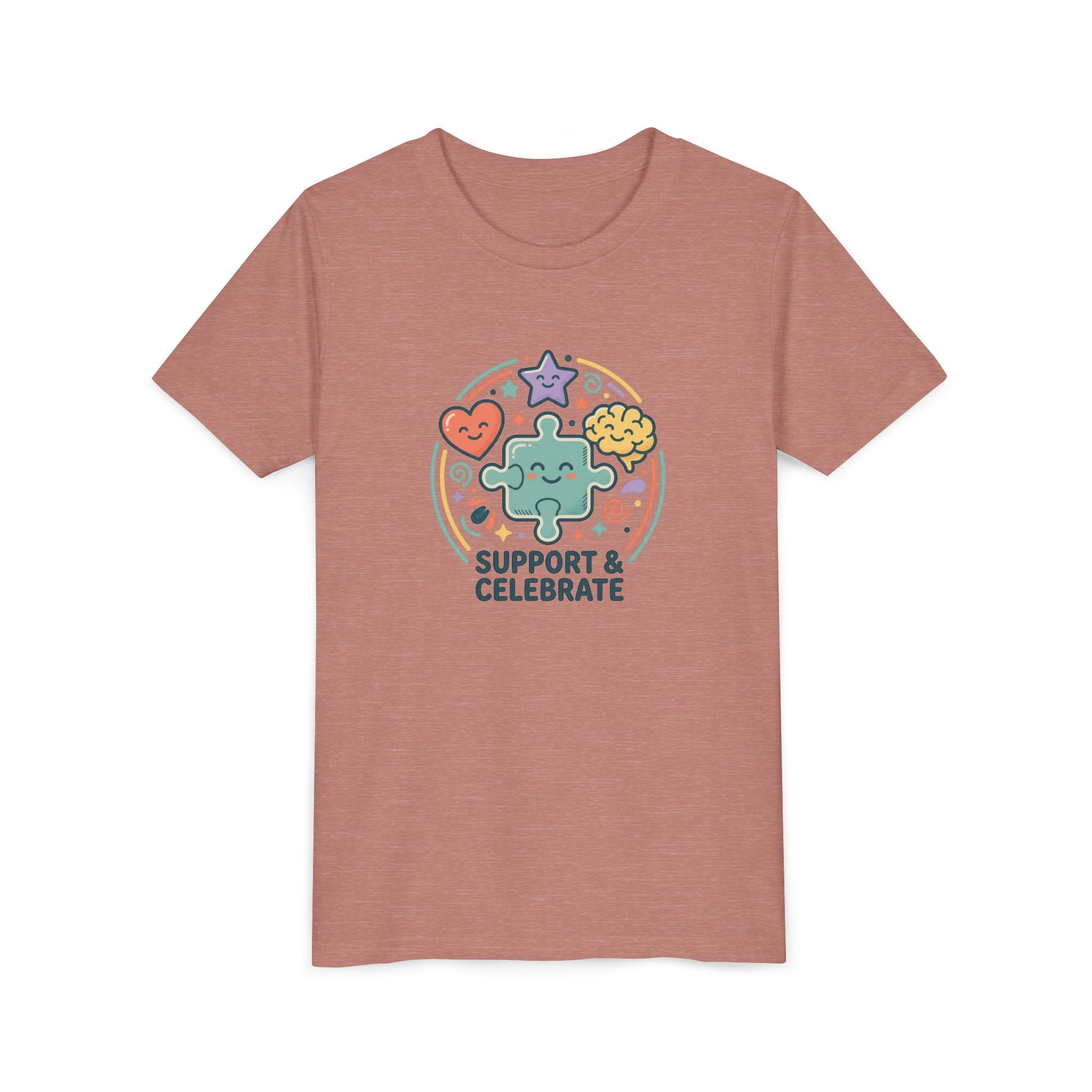 Kids T‑Shirt — "Support and Celebrate"