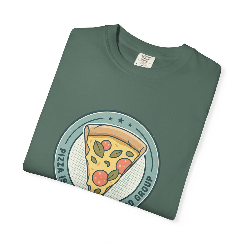 Adult Unisex T‑Shirt — “Pizza is my Favorite Food Group”