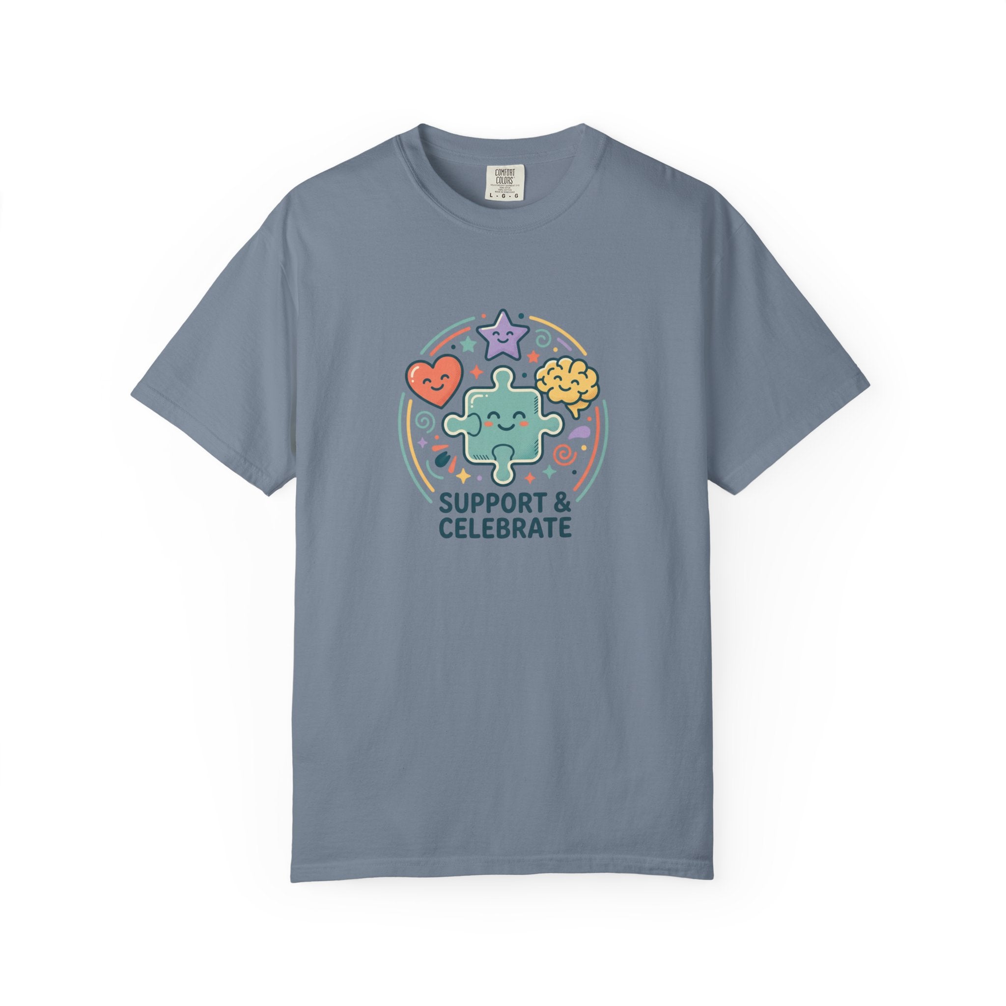 Adult Unisex T‑Shirt — “Support and Celebrate”