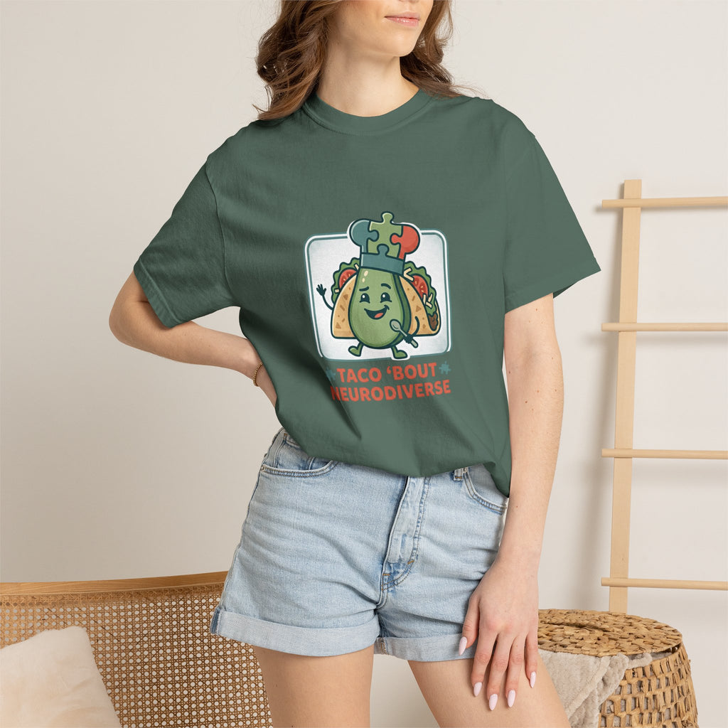Adult Unisex T‑Shirt — “Taco 'Bout”