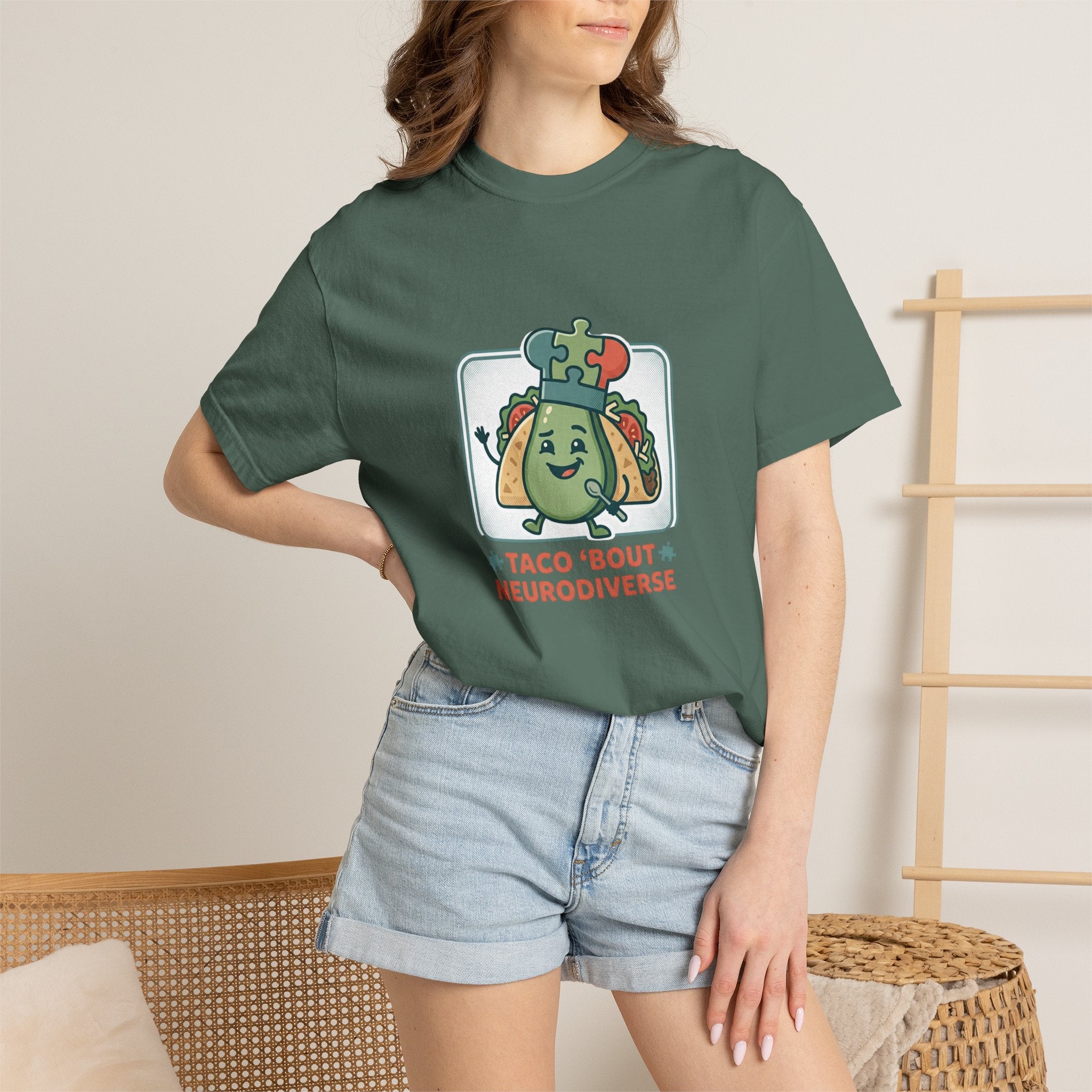 Adult Unisex T‑Shirt — “Taco 'Bout”