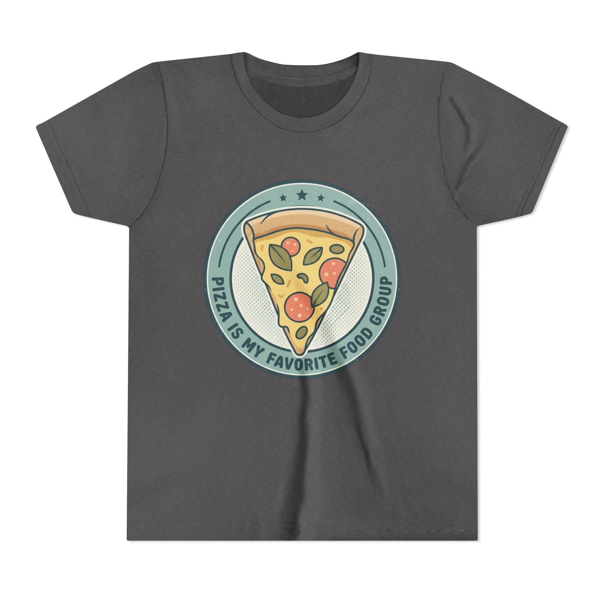 Kids T‑Shirt — "Pizza is my Favorite Food Group"