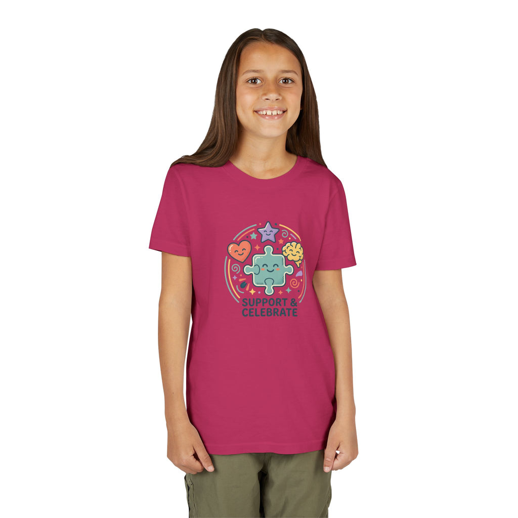 Kids T‑Shirt — "Support and Celebrate"