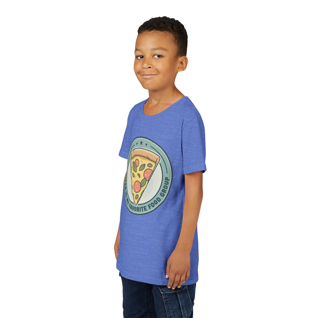 Kids T‑Shirt — "Pizza is my Favorite Food Group"