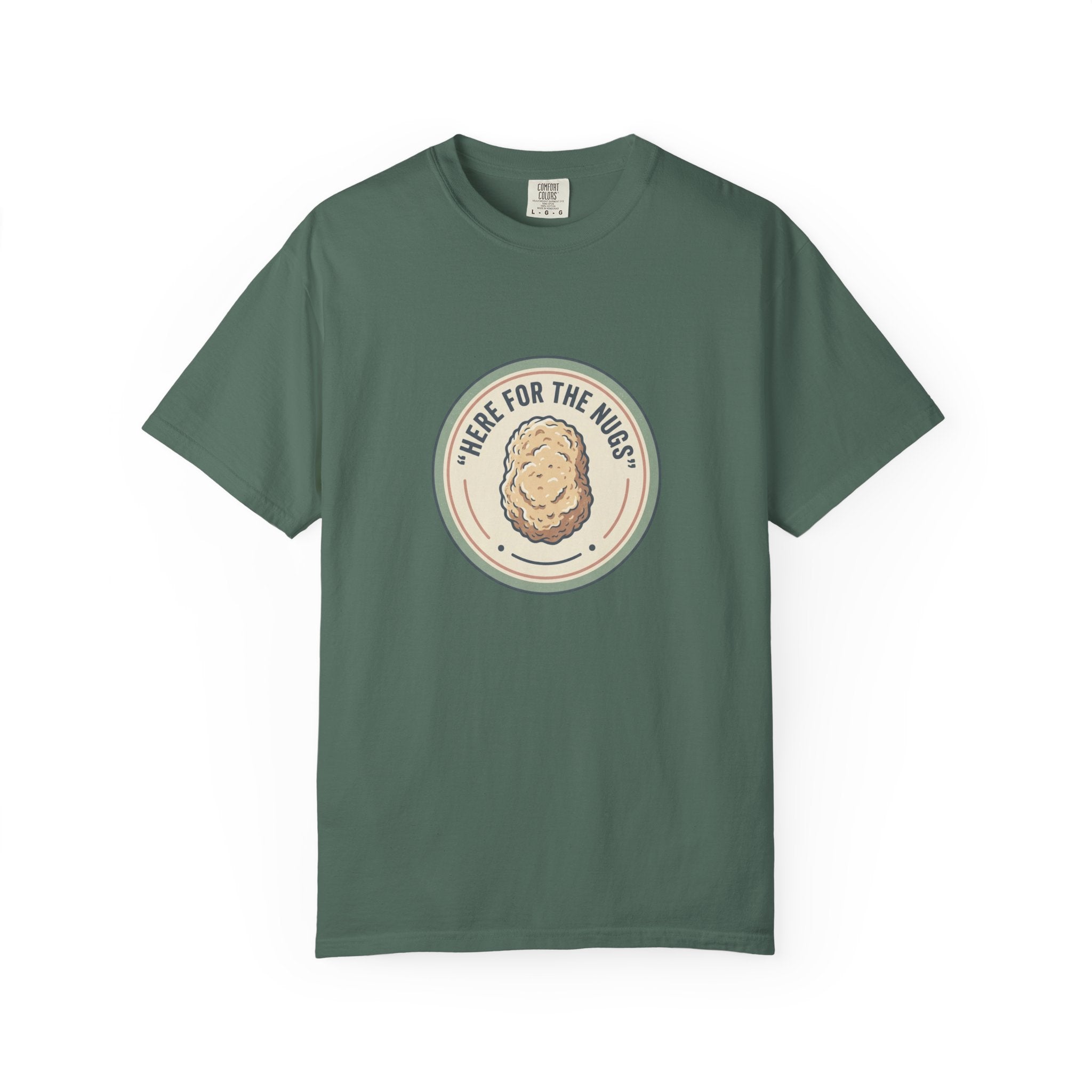 Adult Unisex T‑Shirt — “Here for the Nugs”