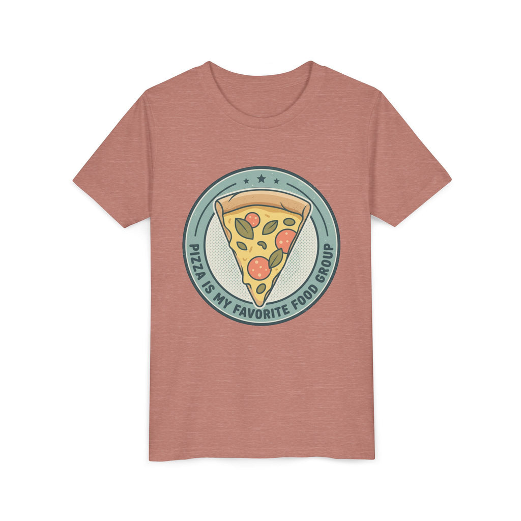 Kids T‑Shirt — "Pizza is my Favorite Food Group"