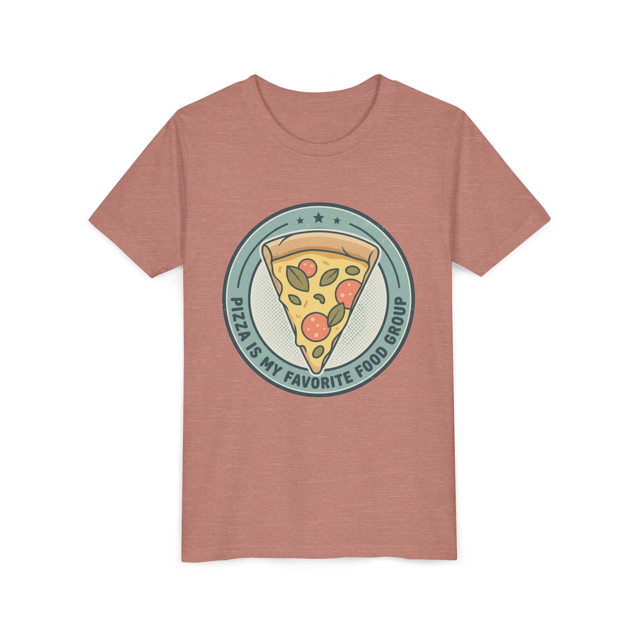 Kids T‑Shirt — "Pizza is my Favorite Food Group"